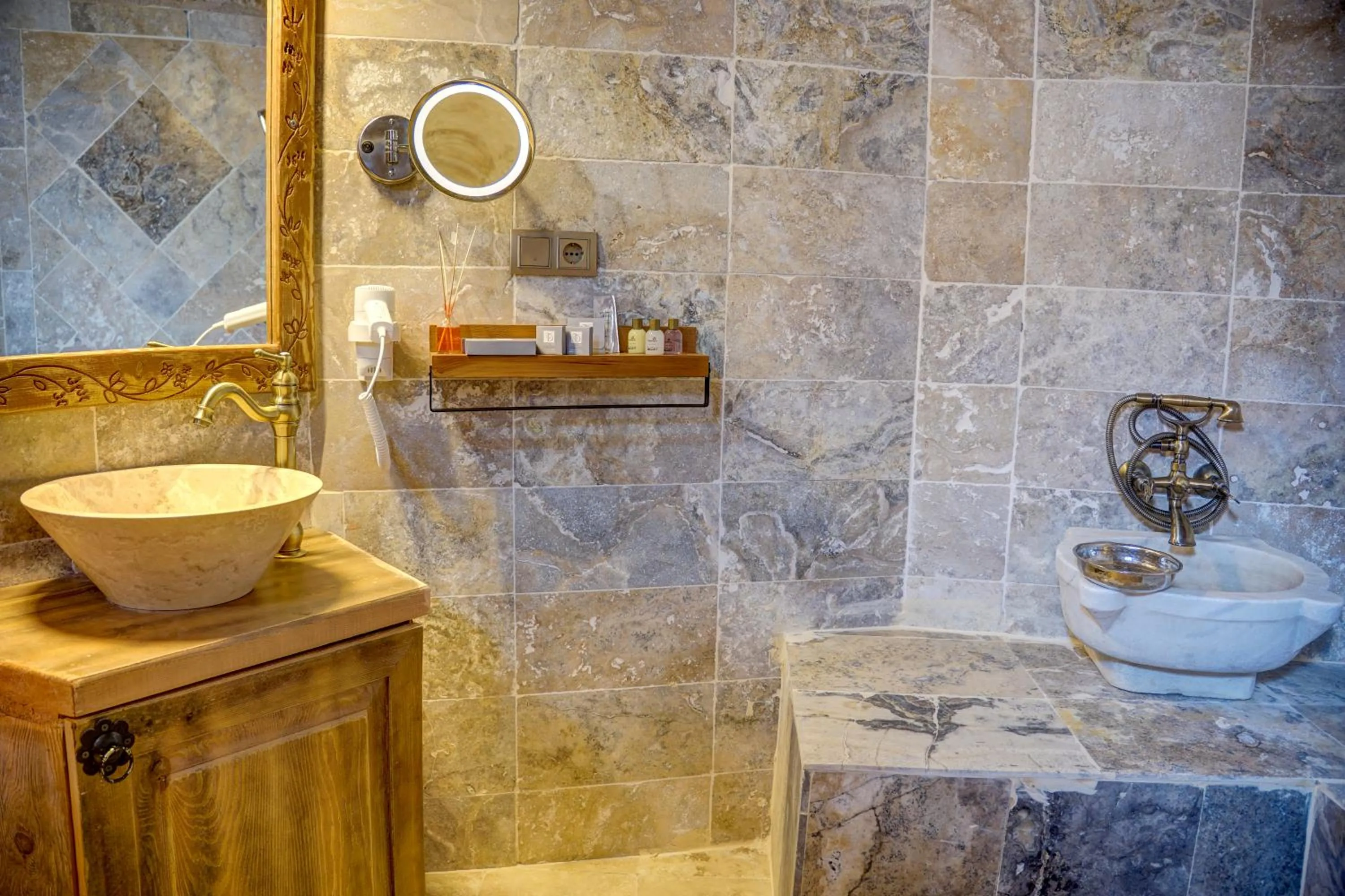 Bathroom in Aşk-ı Nare Cave Hotel Swimming Pool Hot & SPA