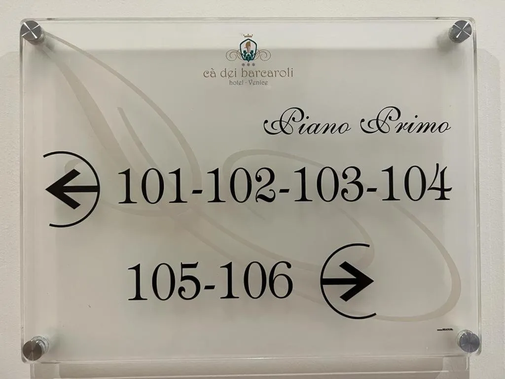 Text overlay in Cà Dei Barcaroli