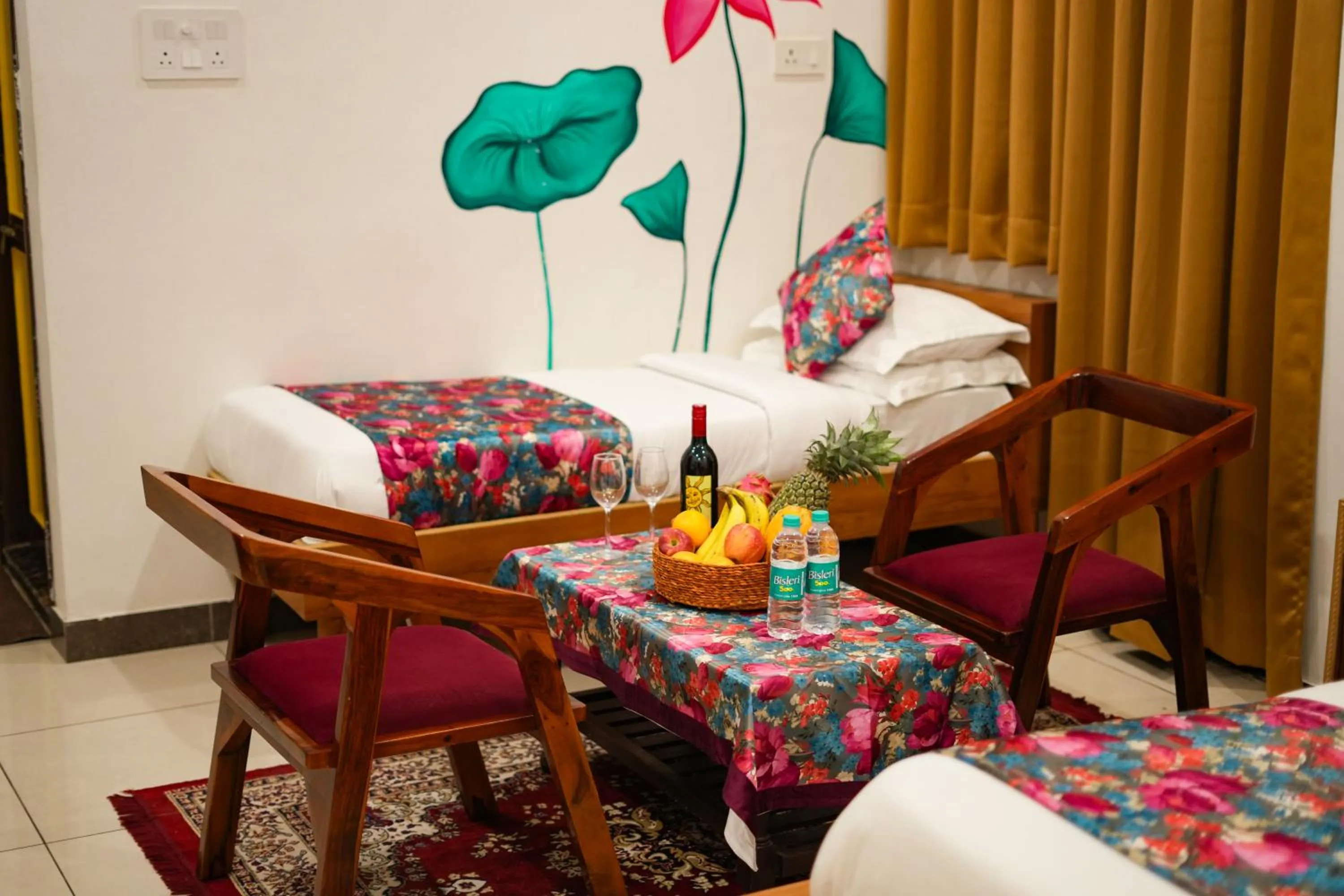 Bed in PETAL OF MEWAR - A Luxury Boutique Hotel