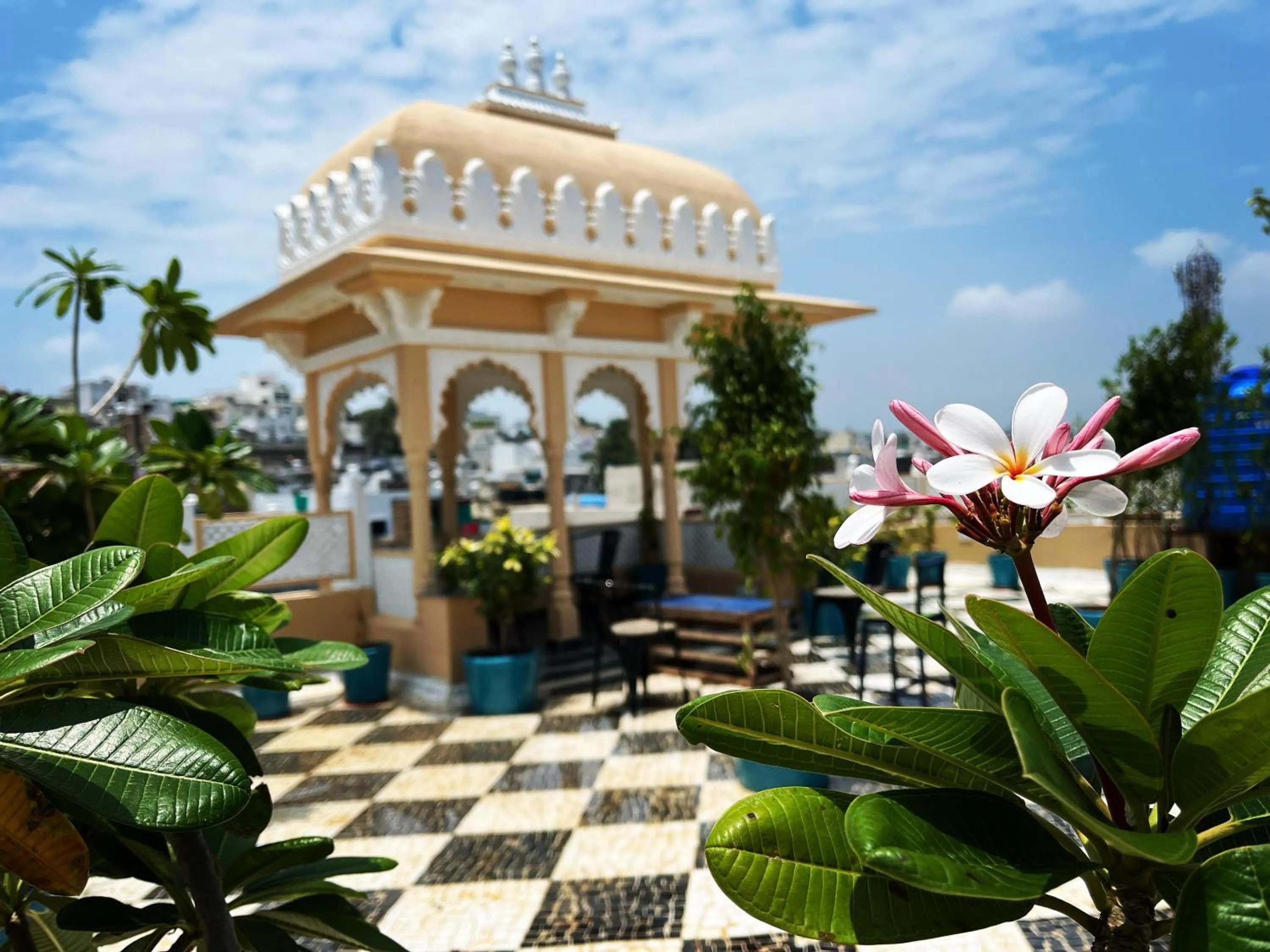 Patio in PETAL OF MEWAR - A Luxury Boutique Hotel