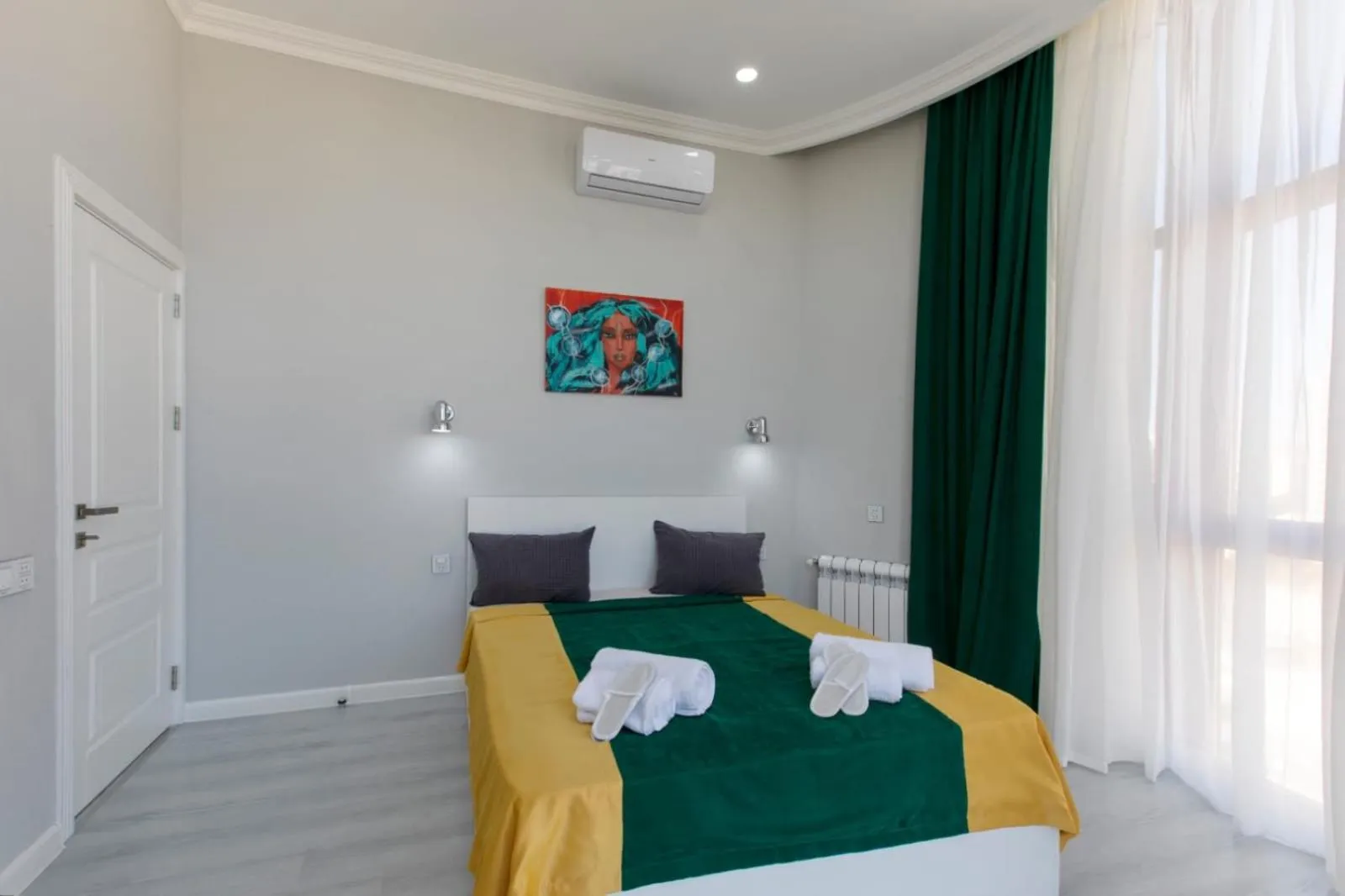 Bed in Leyla Apartments 2