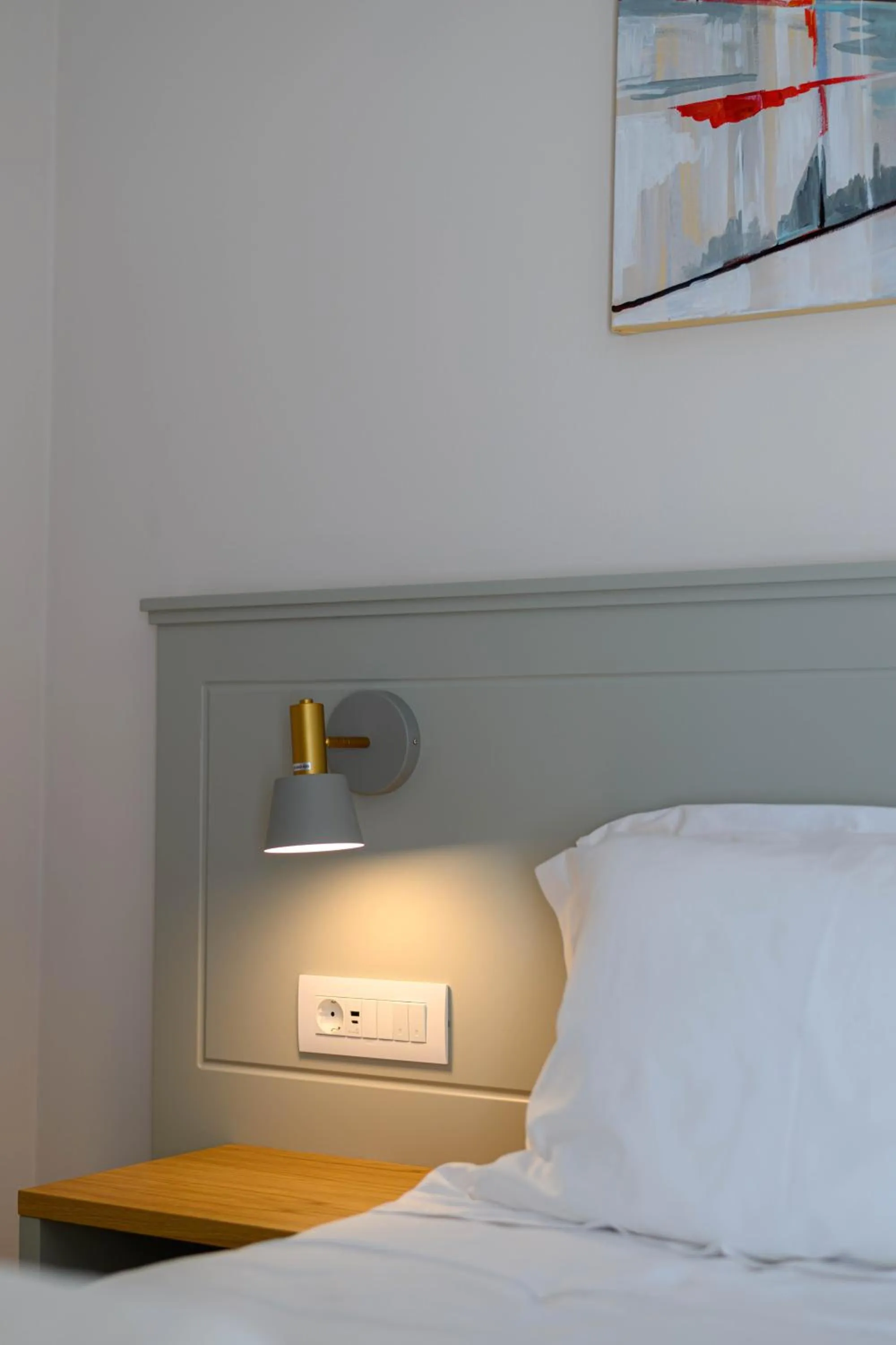 Bed in Kannas Mani Luxury Suites -Adults Friendly 14 Plus