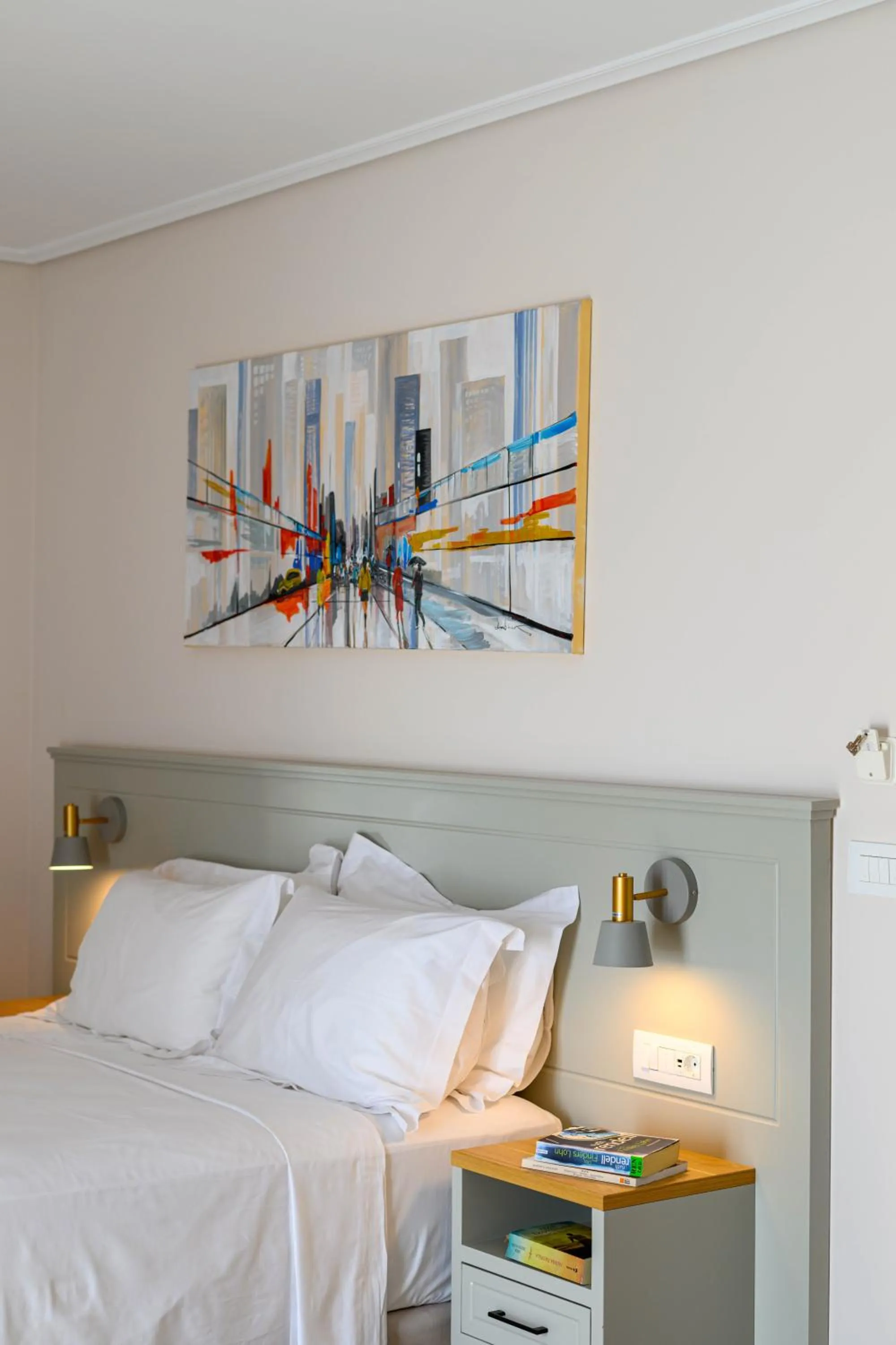 Bed in Kannas Mani Luxury Suites -Adults Friendly 14 Plus