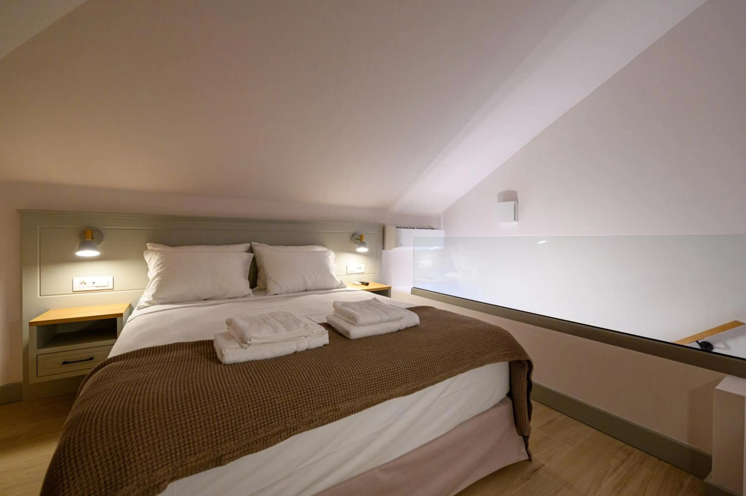 Bed in Kannas Mani Luxury Suites -Adults Friendly 14 Plus
