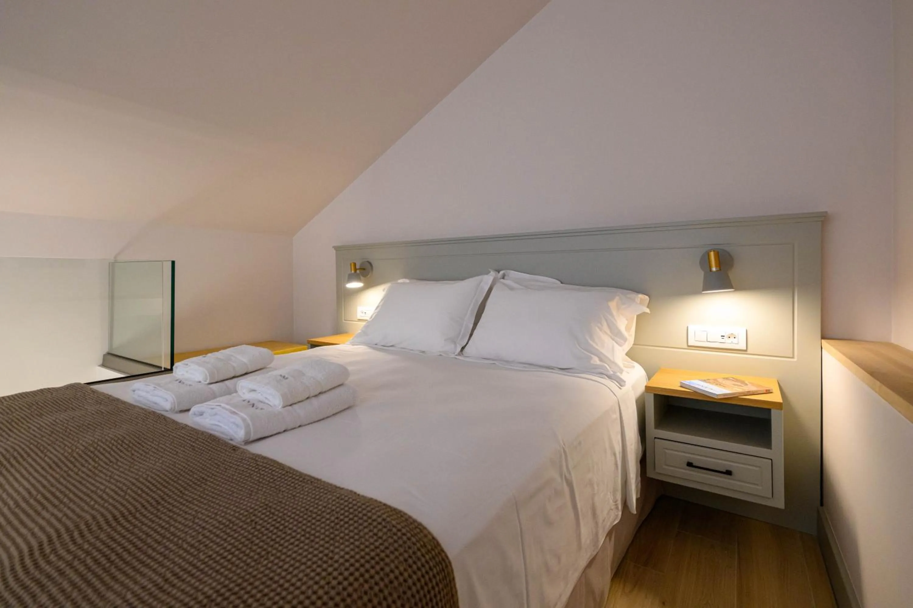 Bed in Kannas Mani Luxury Suites -Adults Friendly 14 Plus