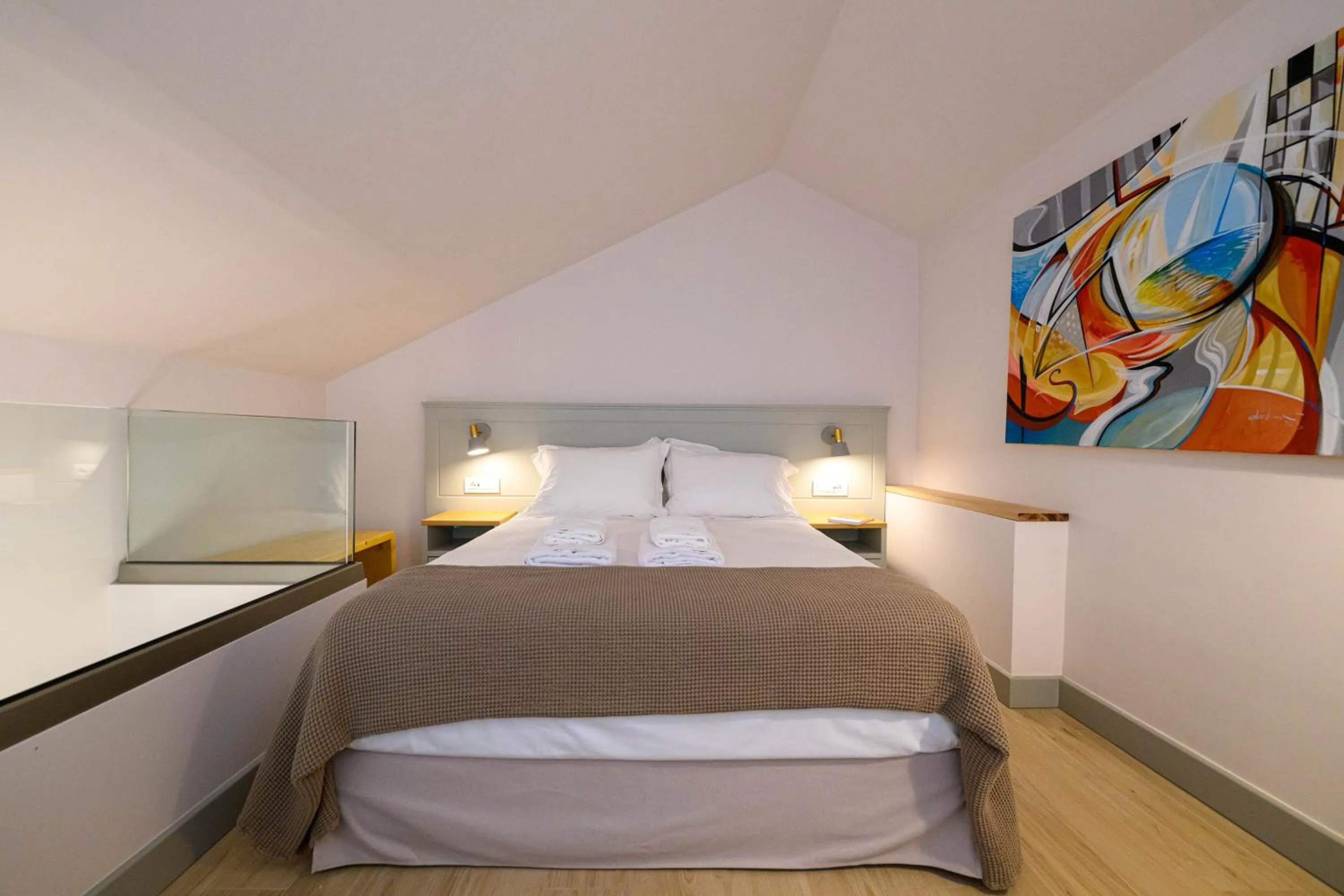 Bed in Kannas Mani Luxury Suites -Adults Friendly 14 Plus