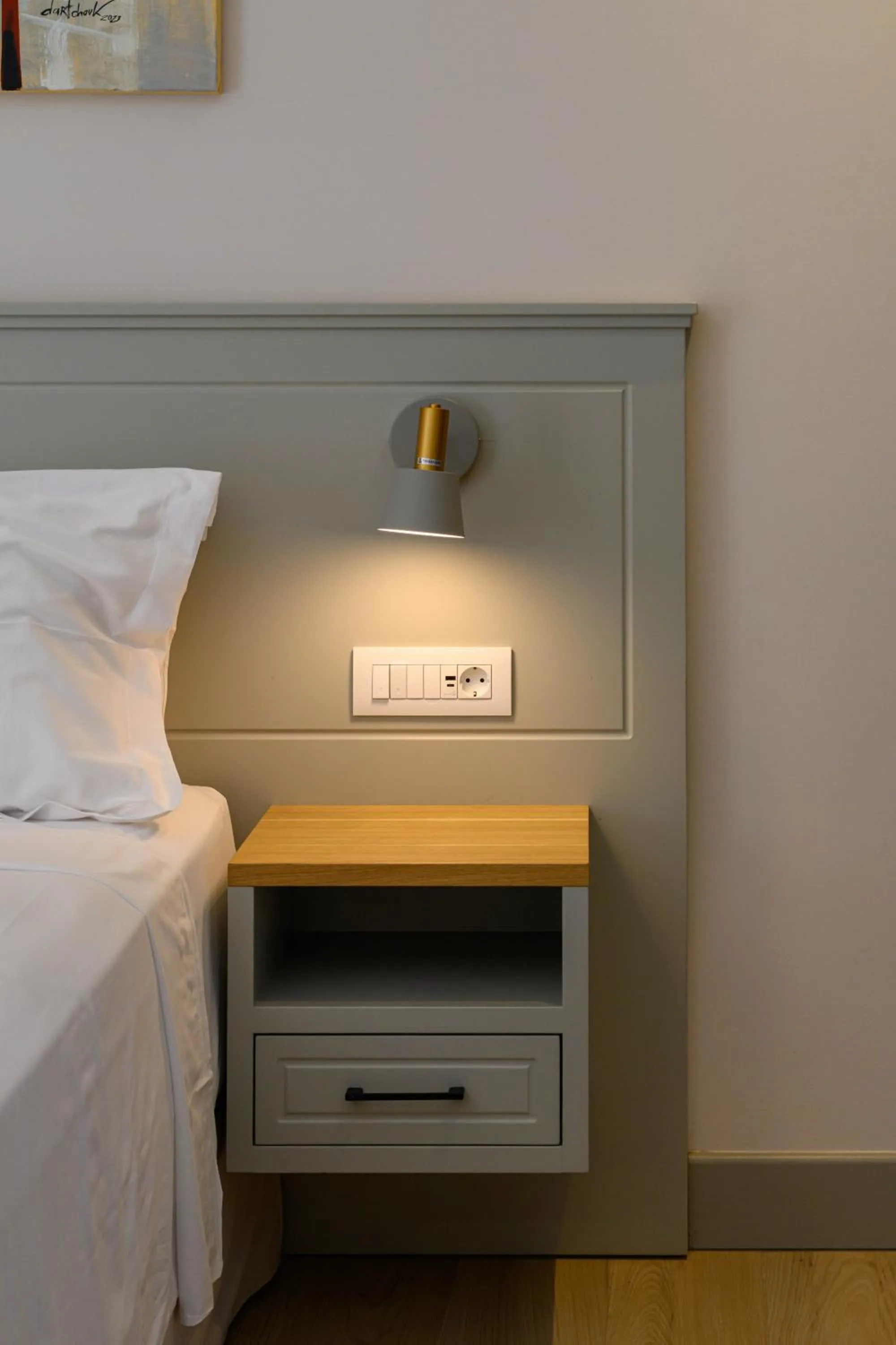 Bed in Kannas Mani Luxury Suites -Adults Friendly 14 Plus