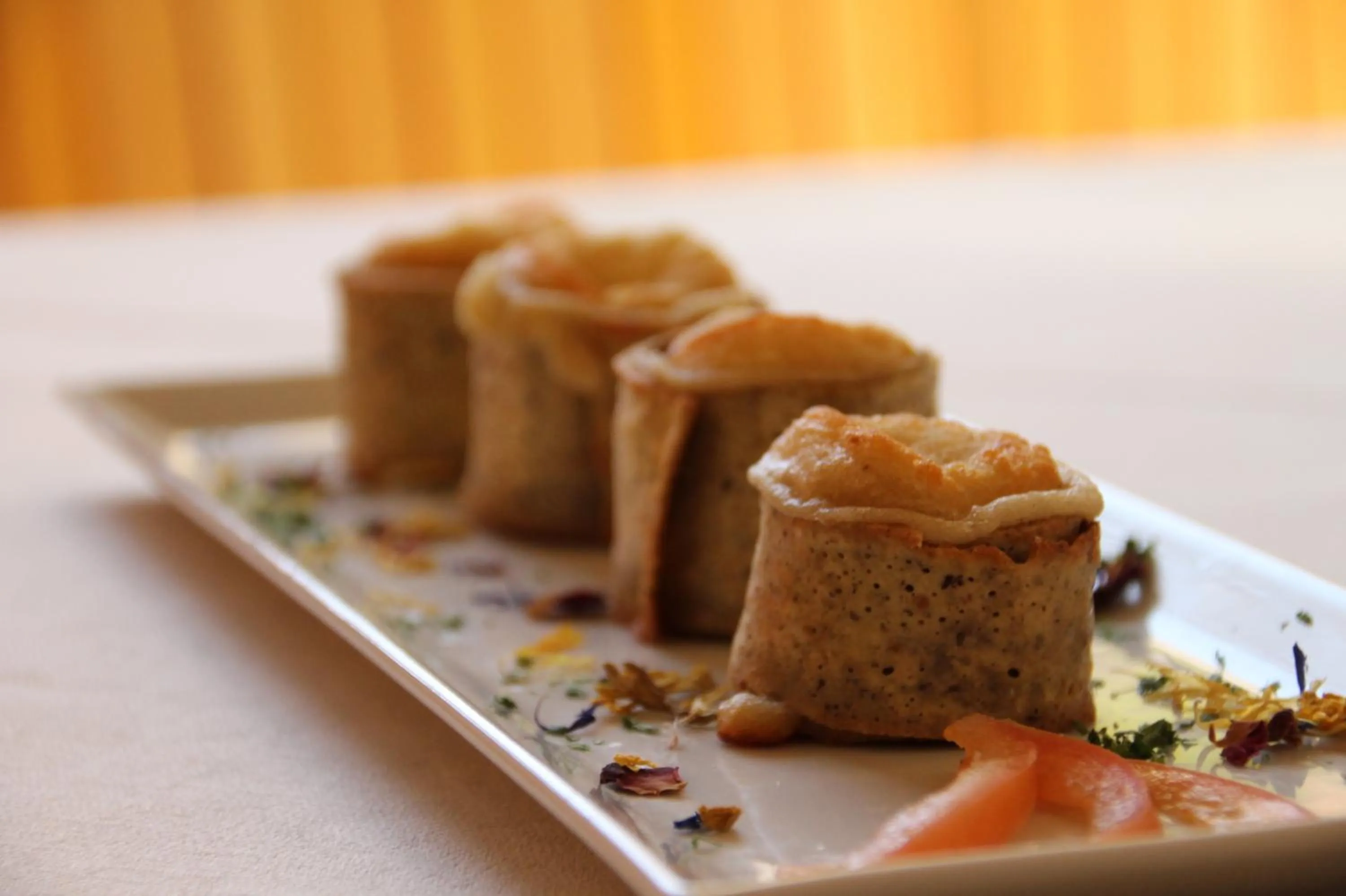 Food close-up in Hotel Sassella