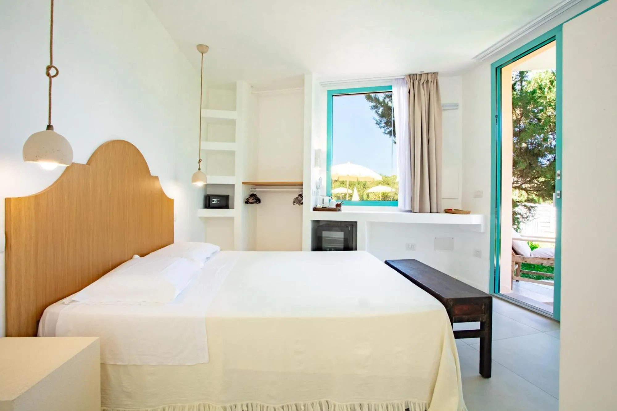 View (from property/room), Bed in Park Hotel Asinara