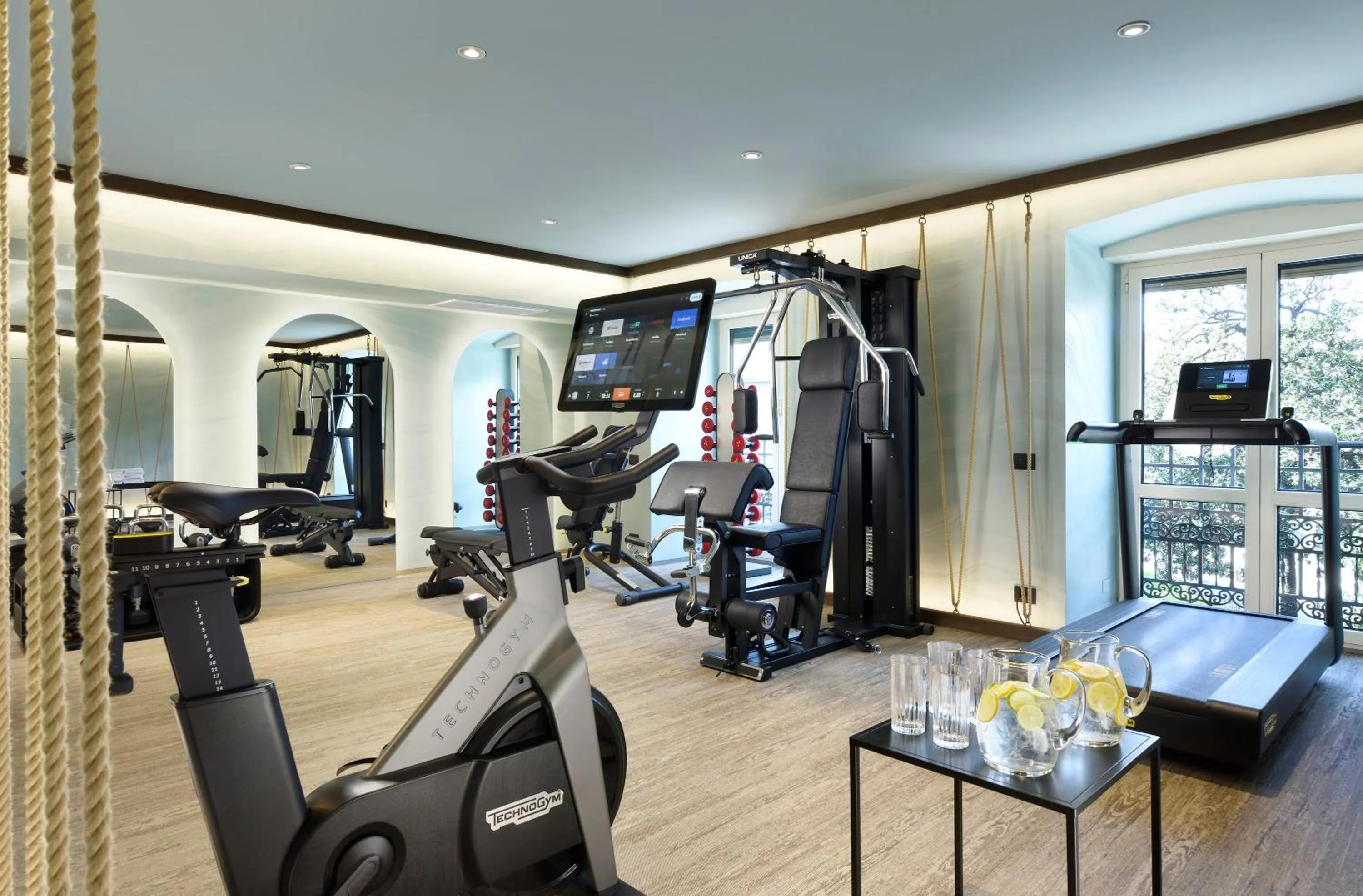 Fitness centre/facilities in Grand Hotel Savoia