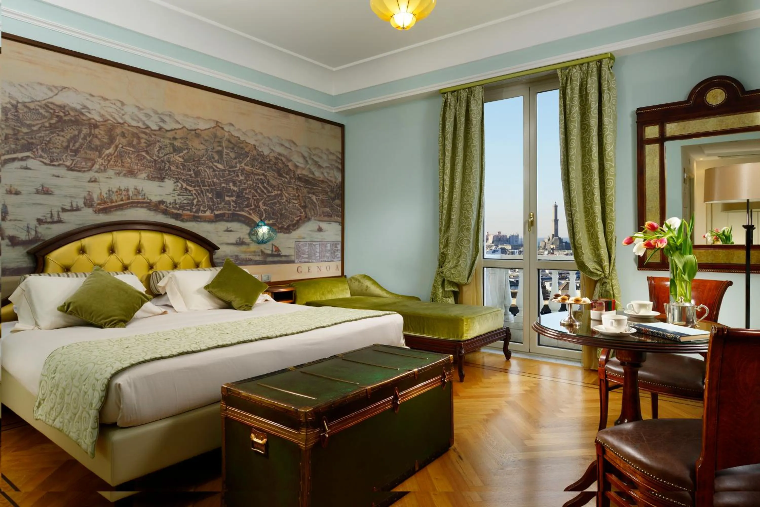 Bedroom, Bed in Grand Hotel Savoia