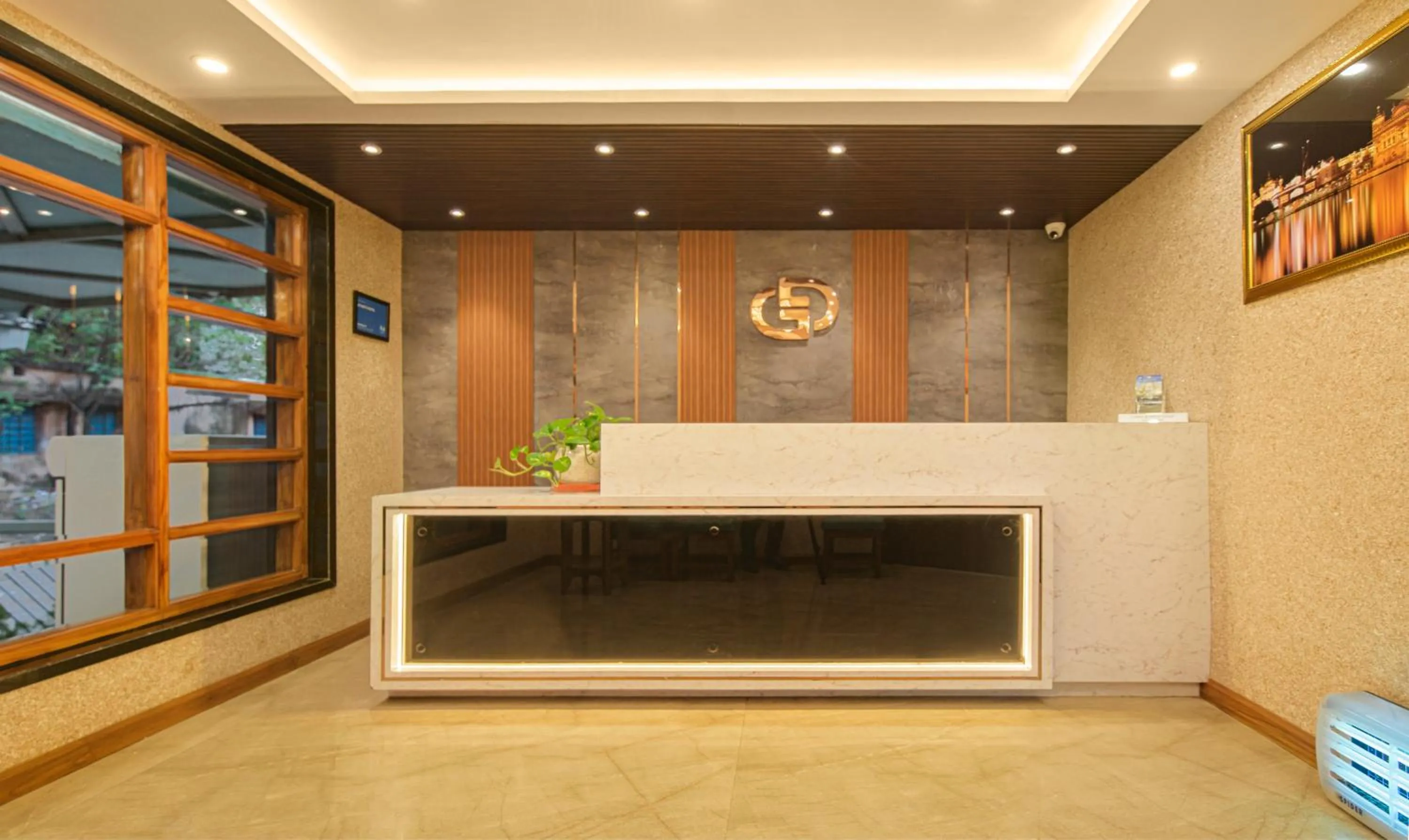 Lobby or reception in Treebo Gyani's