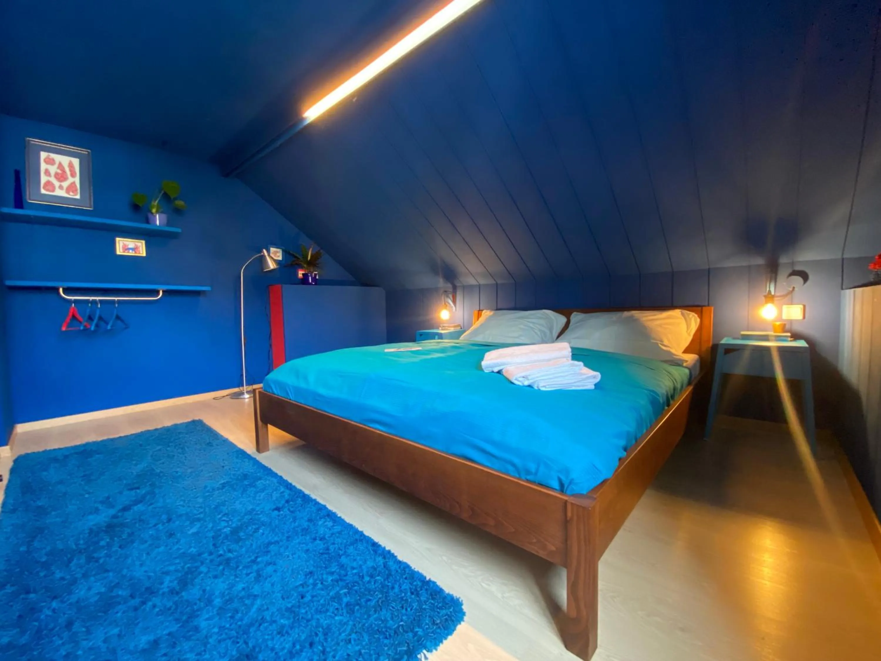 Bed in Honolulu Hotel