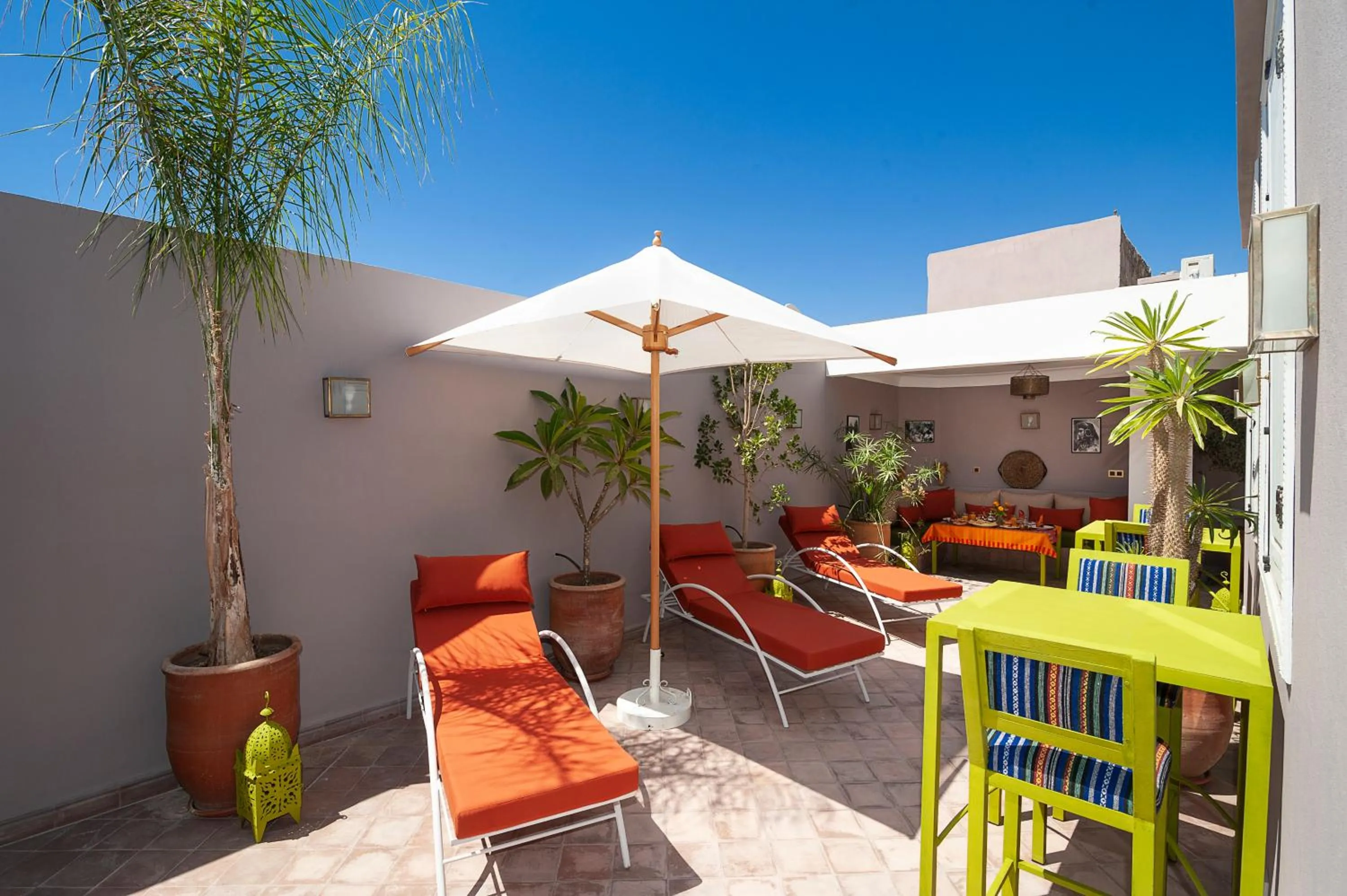 Patio in Riad Mylaya