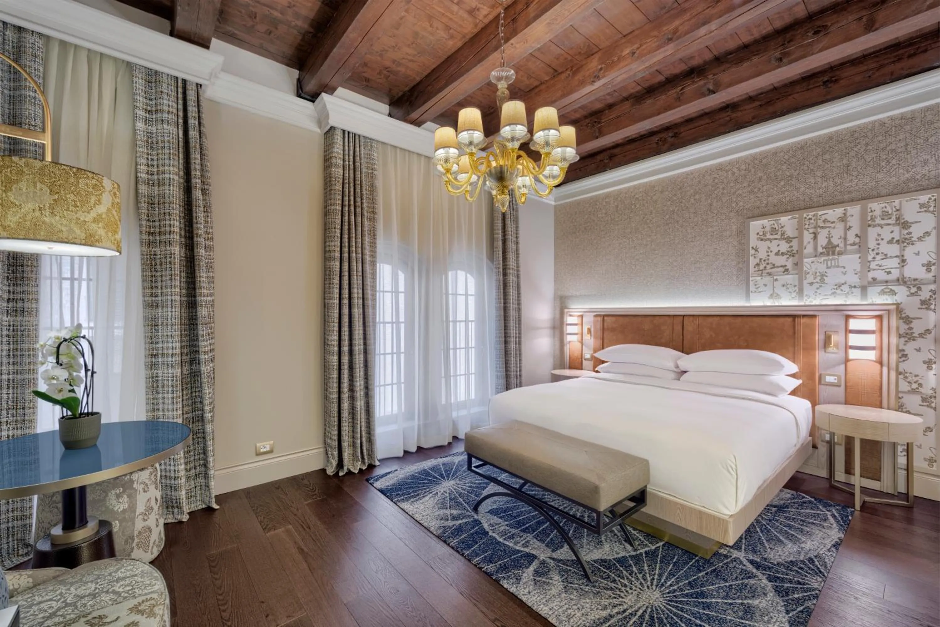 Bedroom, Bed in Hilton Molino Stucky Venice