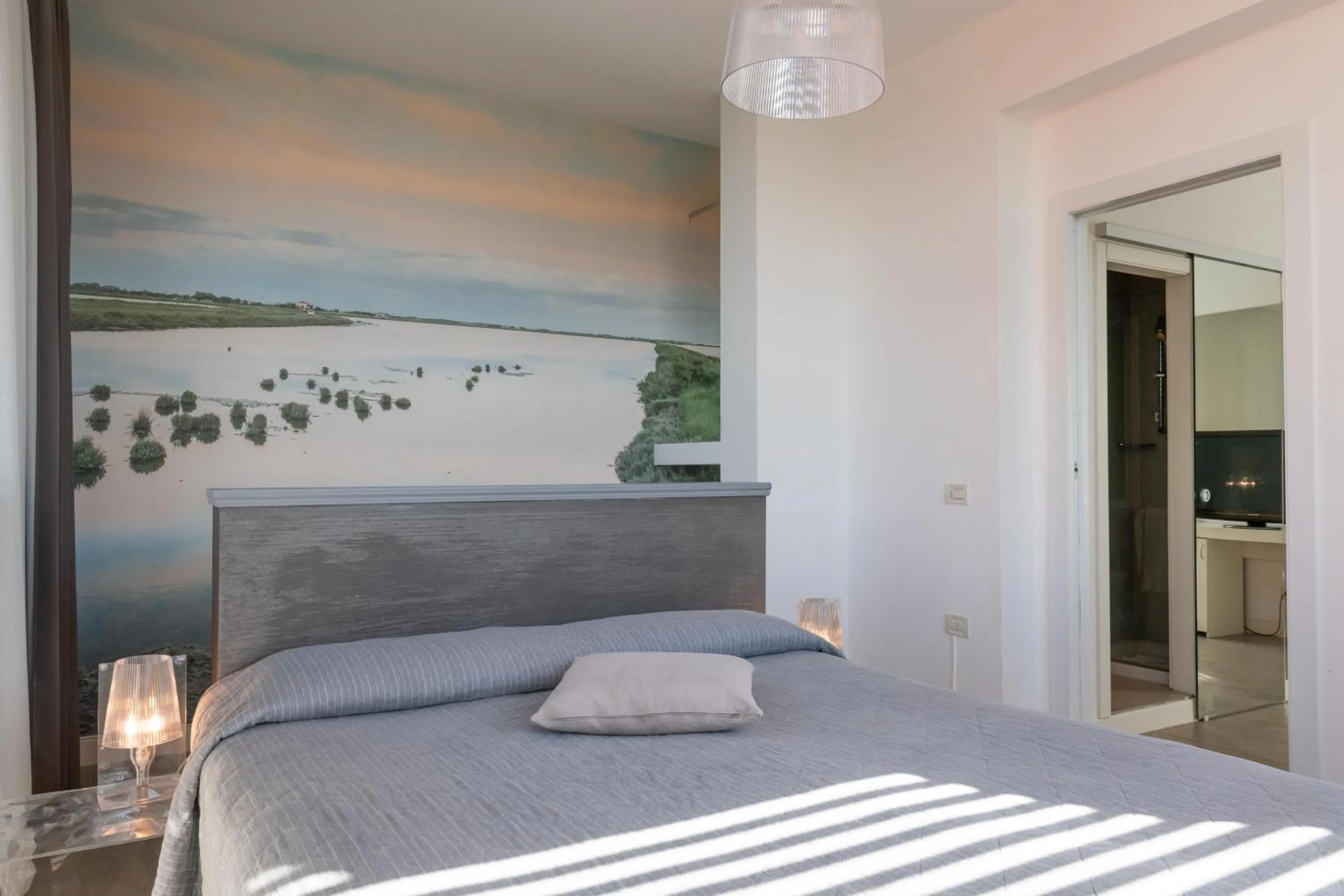 Bed in Perla Verde Hotel