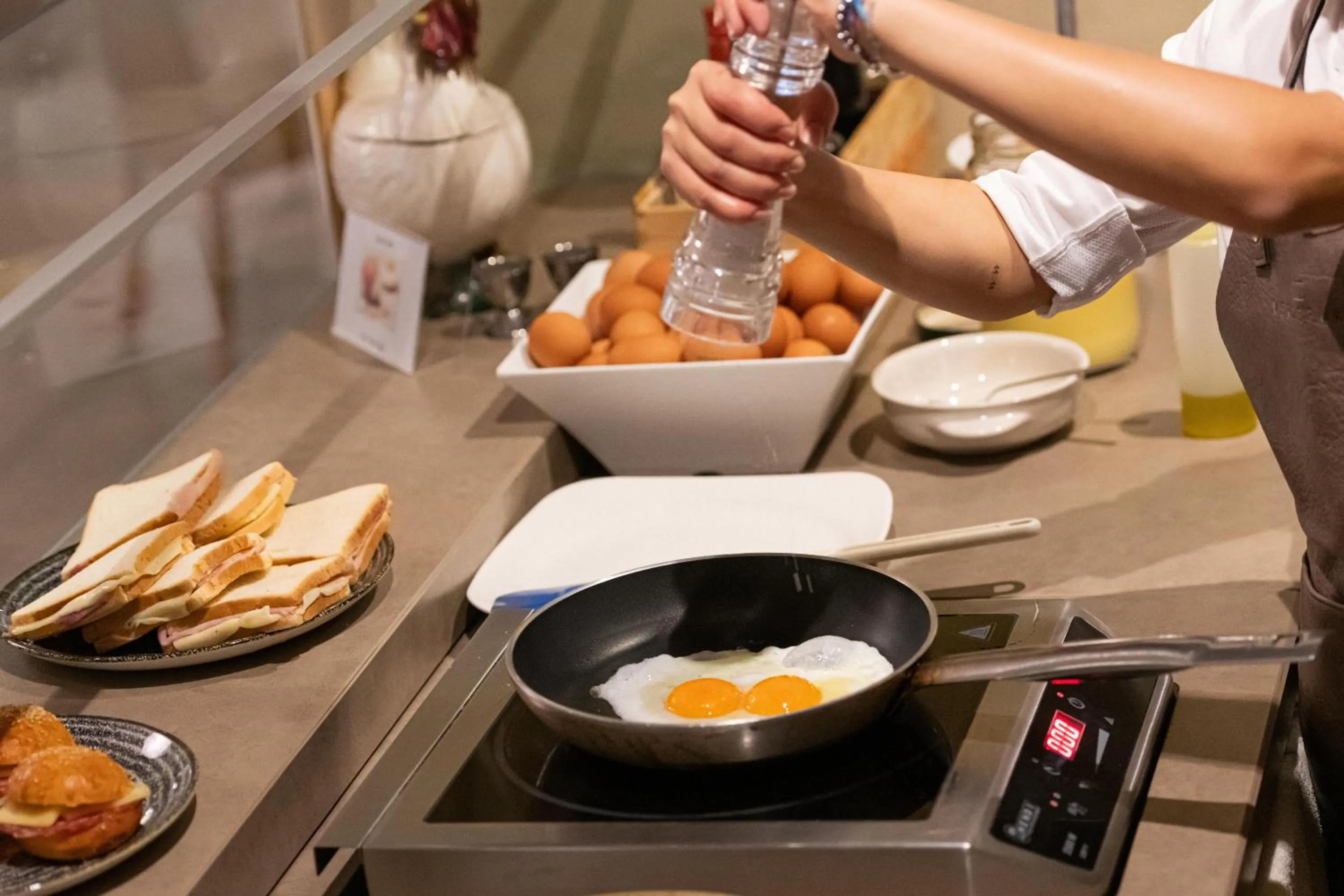 Continental breakfast in Perla Verde Hotel