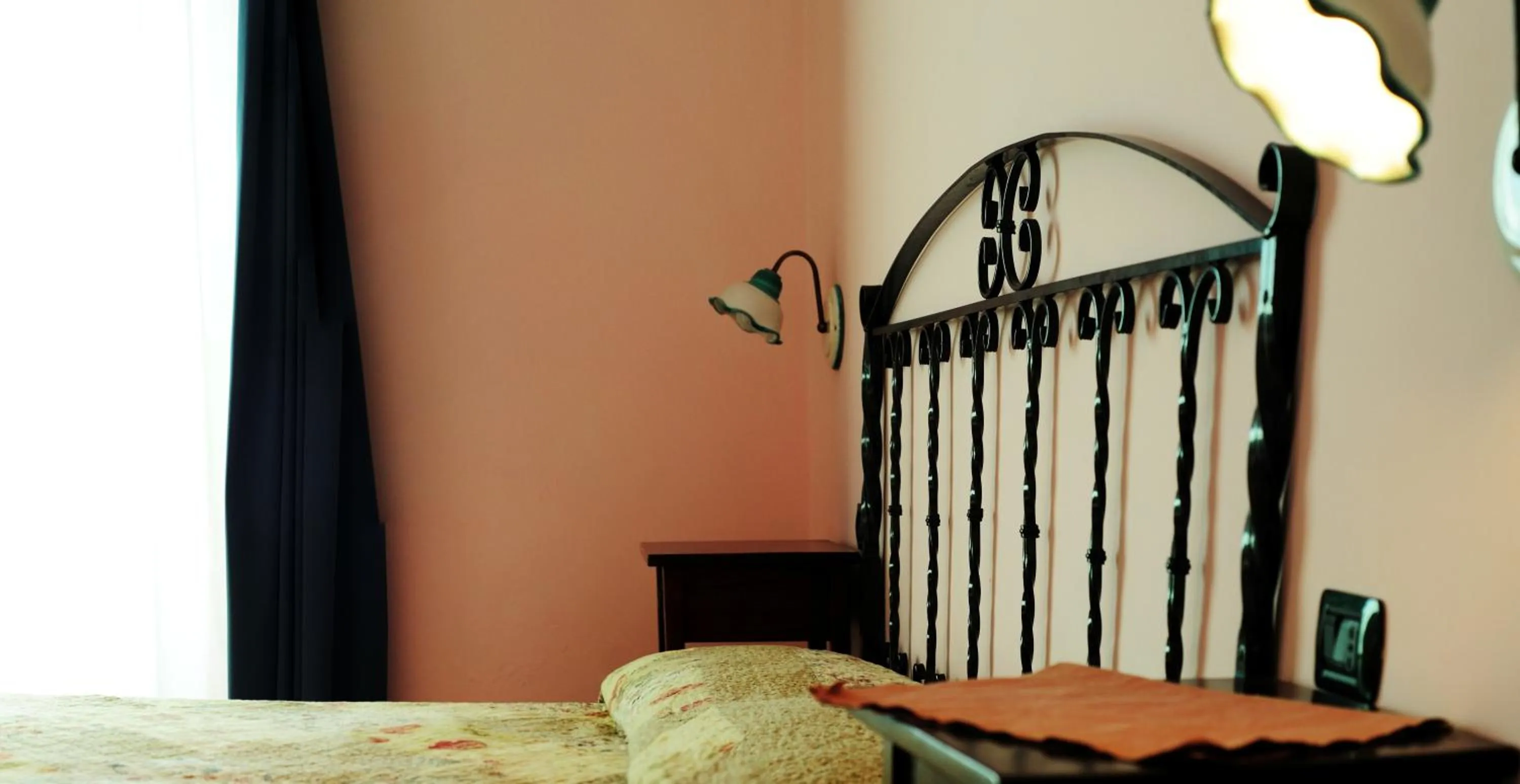 Decorative detail, Bed in Villa Rina