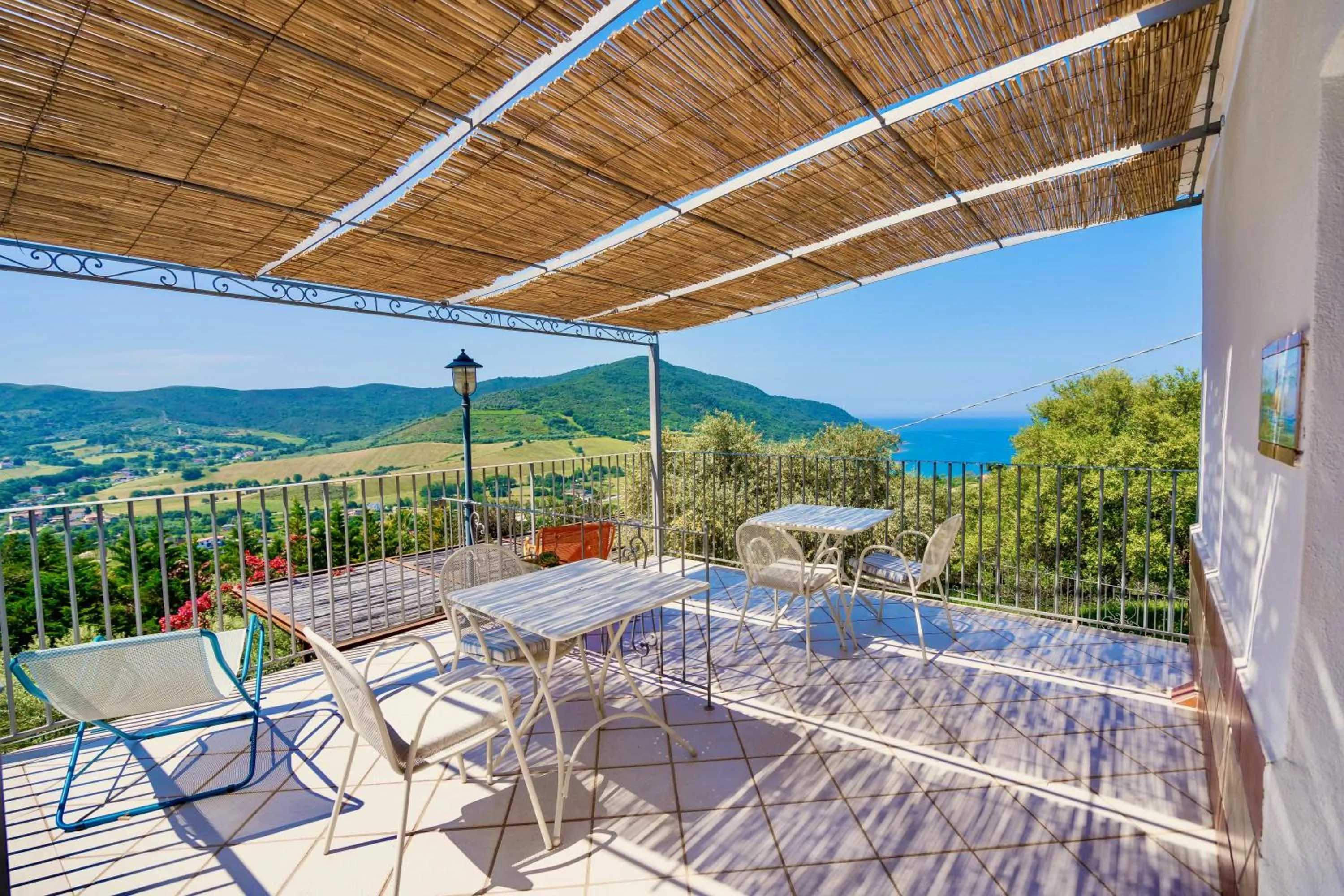 Balcony/Terrace in B&B Baia Di Trentova