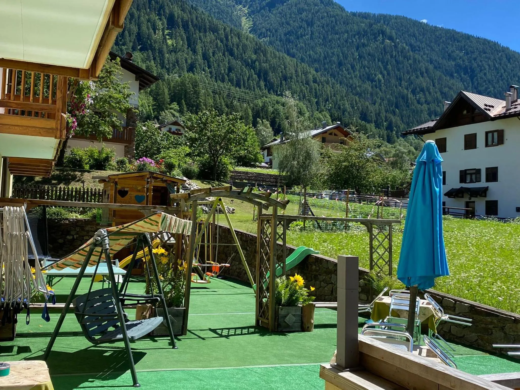 Children play ground in Hotel Ortles Dolomiti Walking & Spa