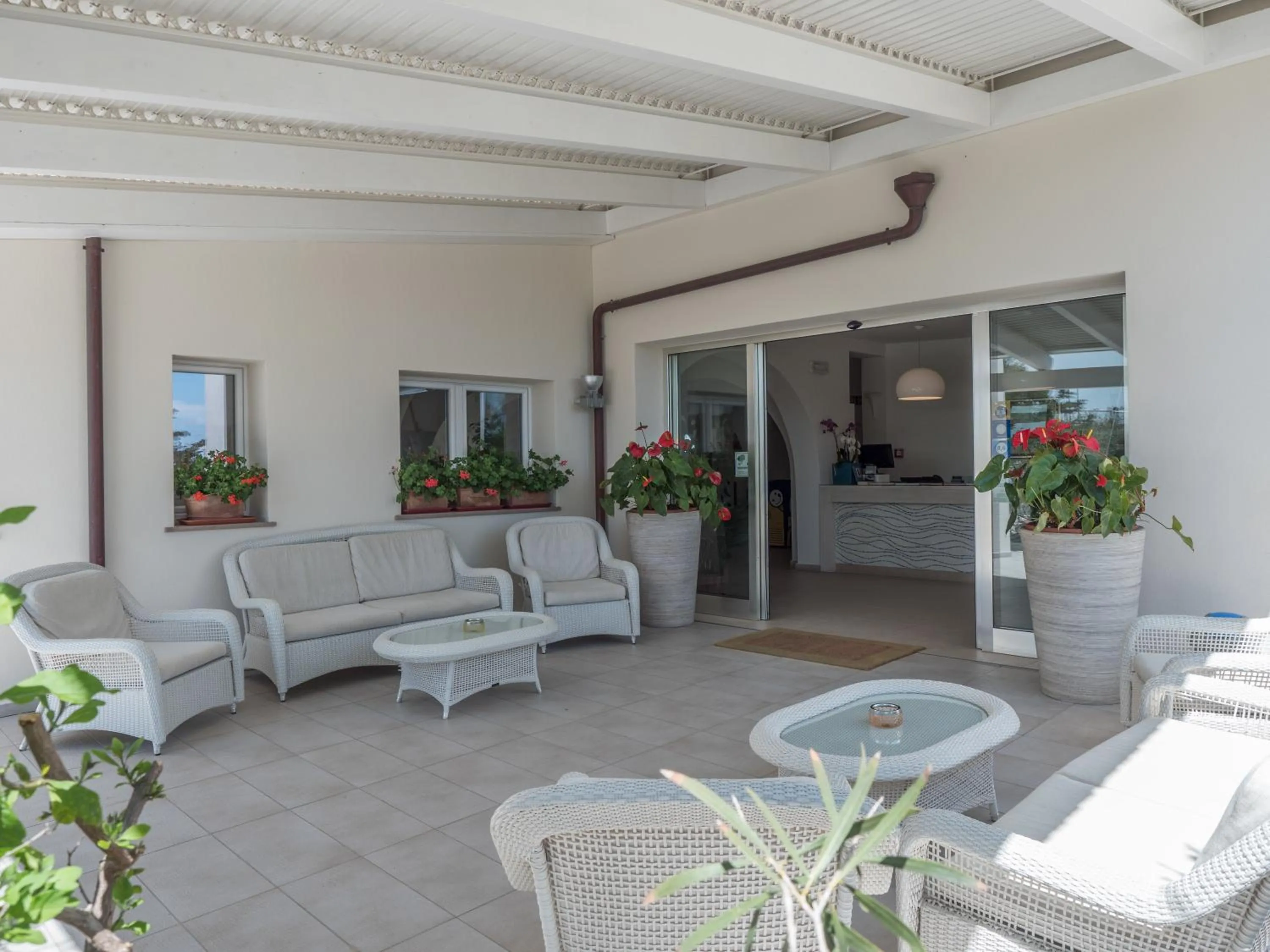 Lobby or reception in Hotel Cala Reale