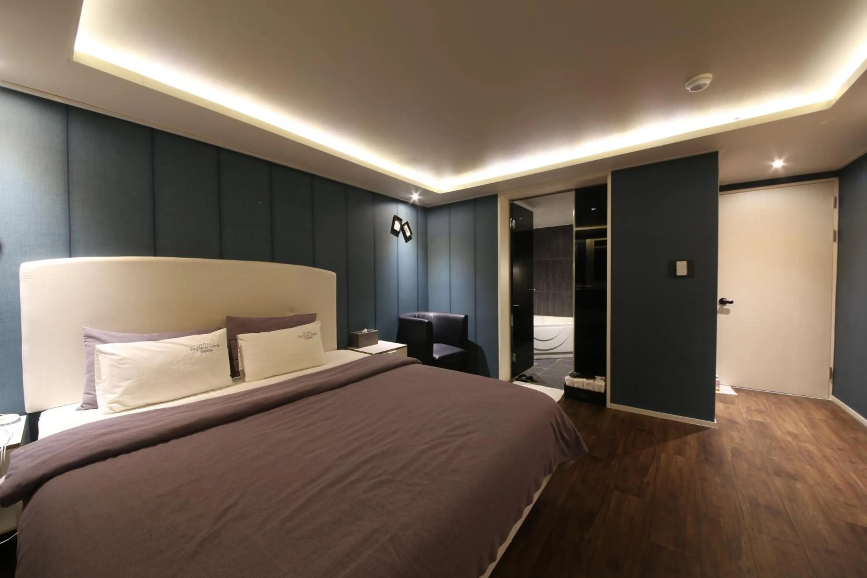 Bed in Hotel Frenchcode