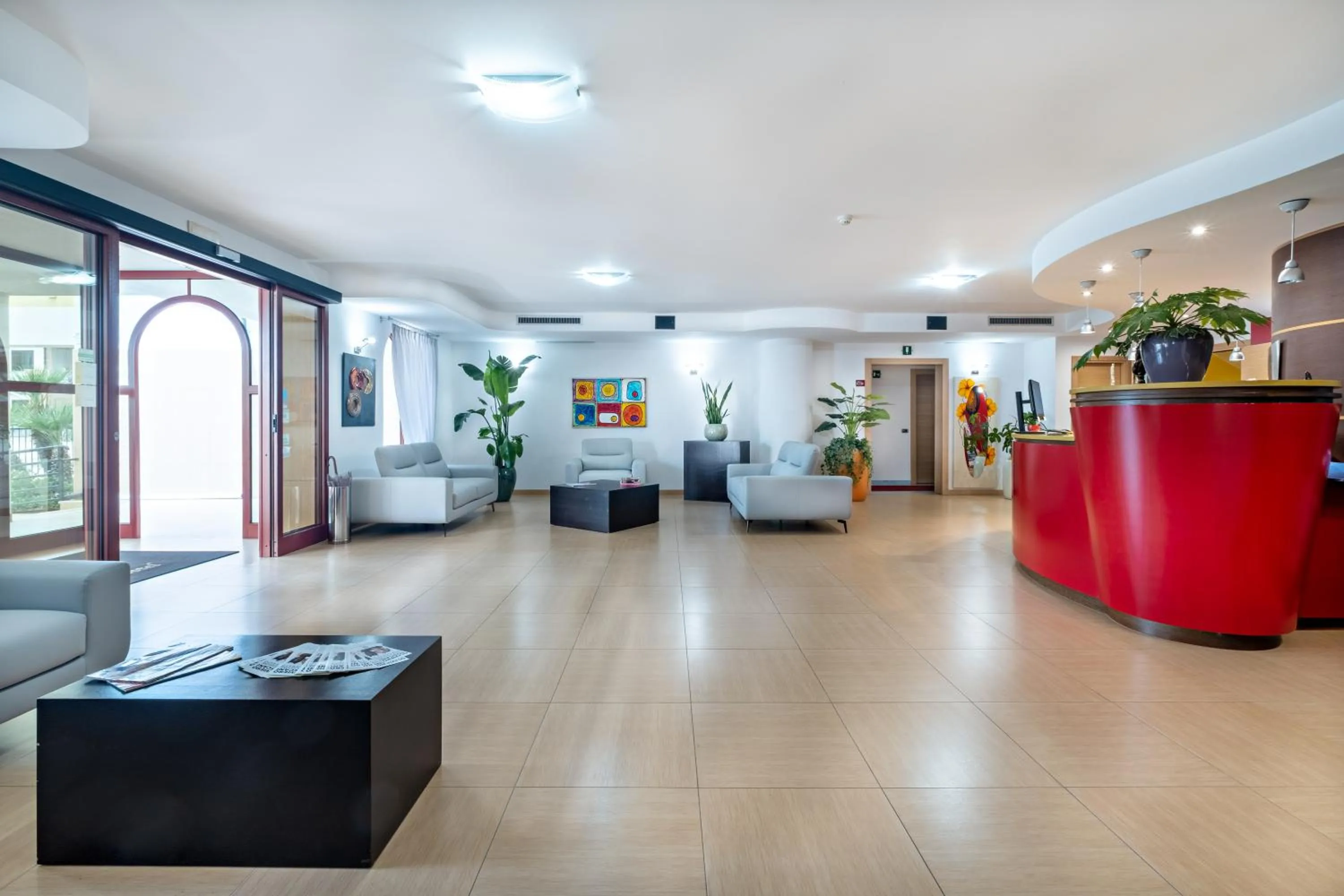 Lobby or reception in Marc Hotel