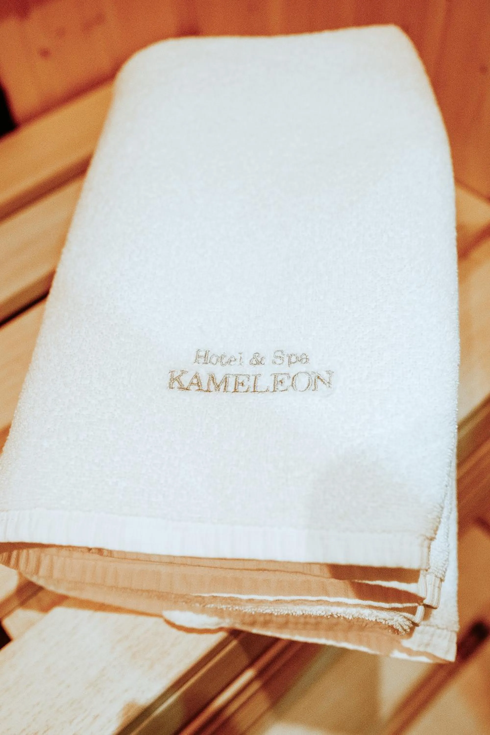 Text overlay in Hotel&Spa Kameleon