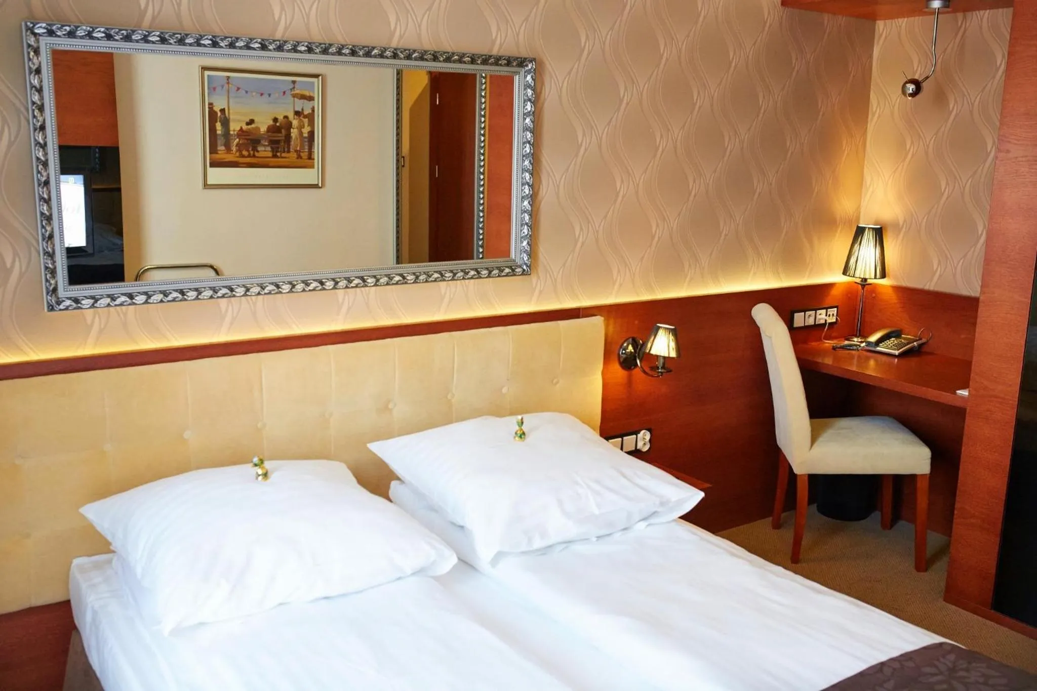 Bed in Hotel&Spa Kameleon