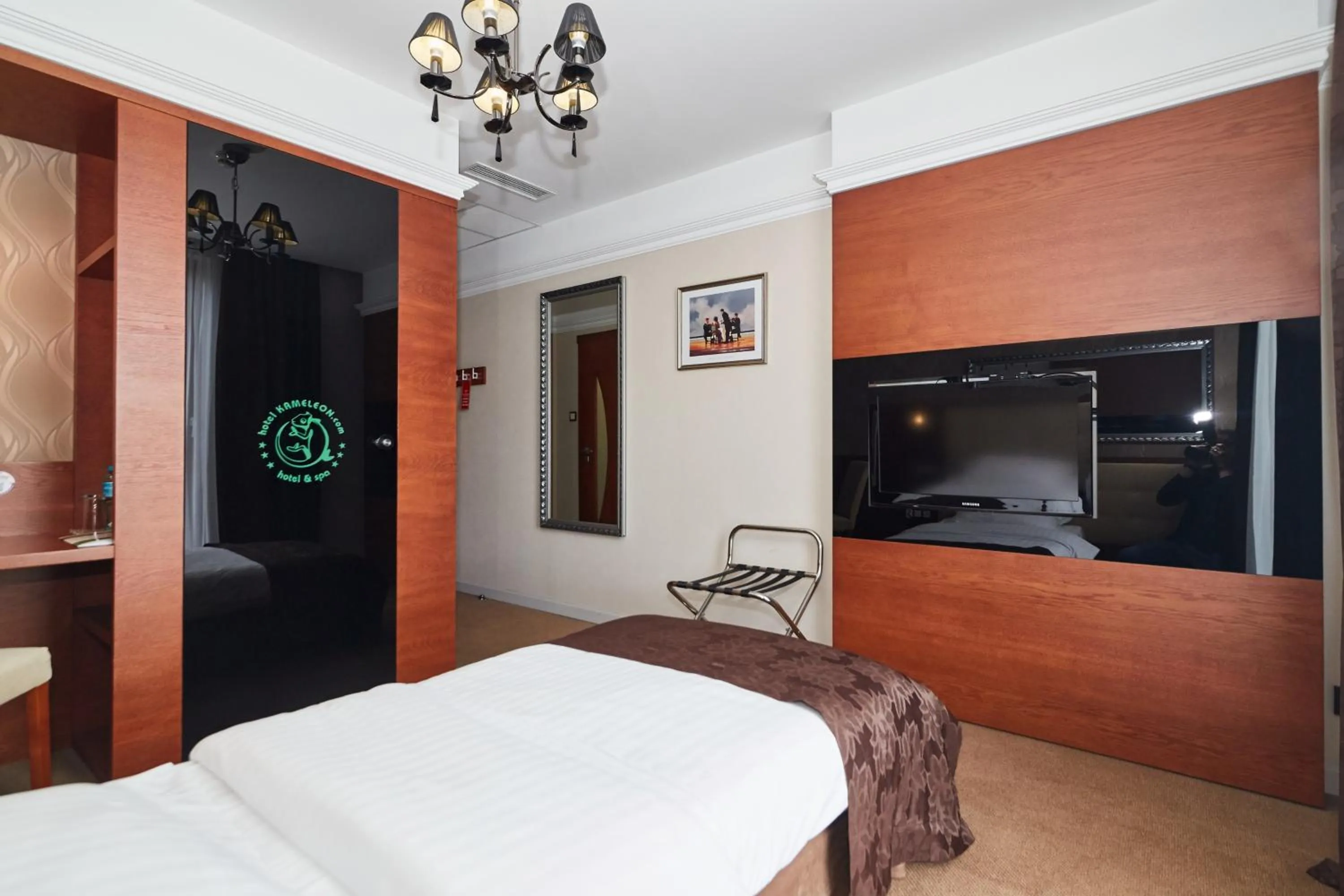 Bed in Hotel&Spa Kameleon