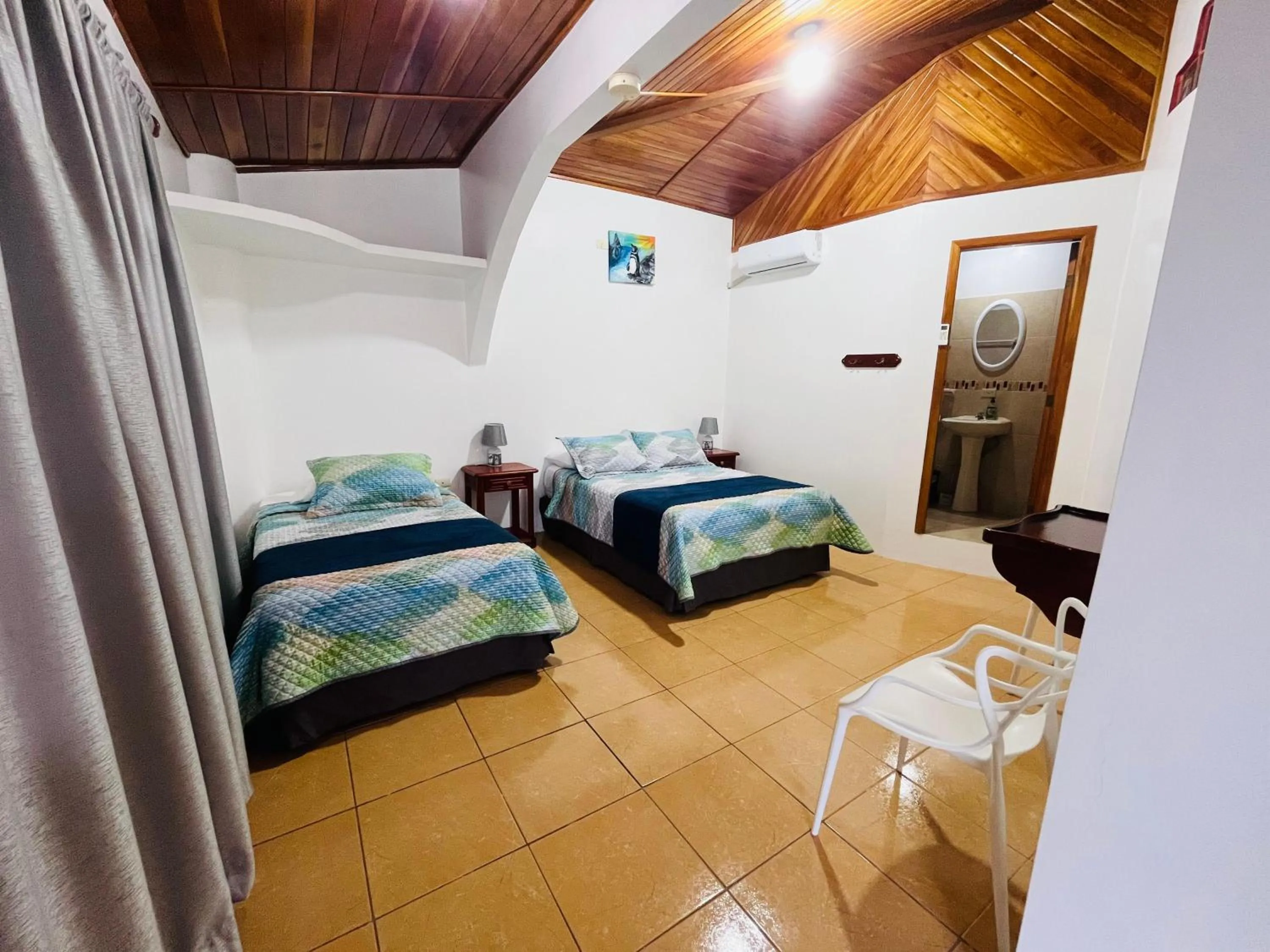 Bed in Hostal Neptuno - Poseidon