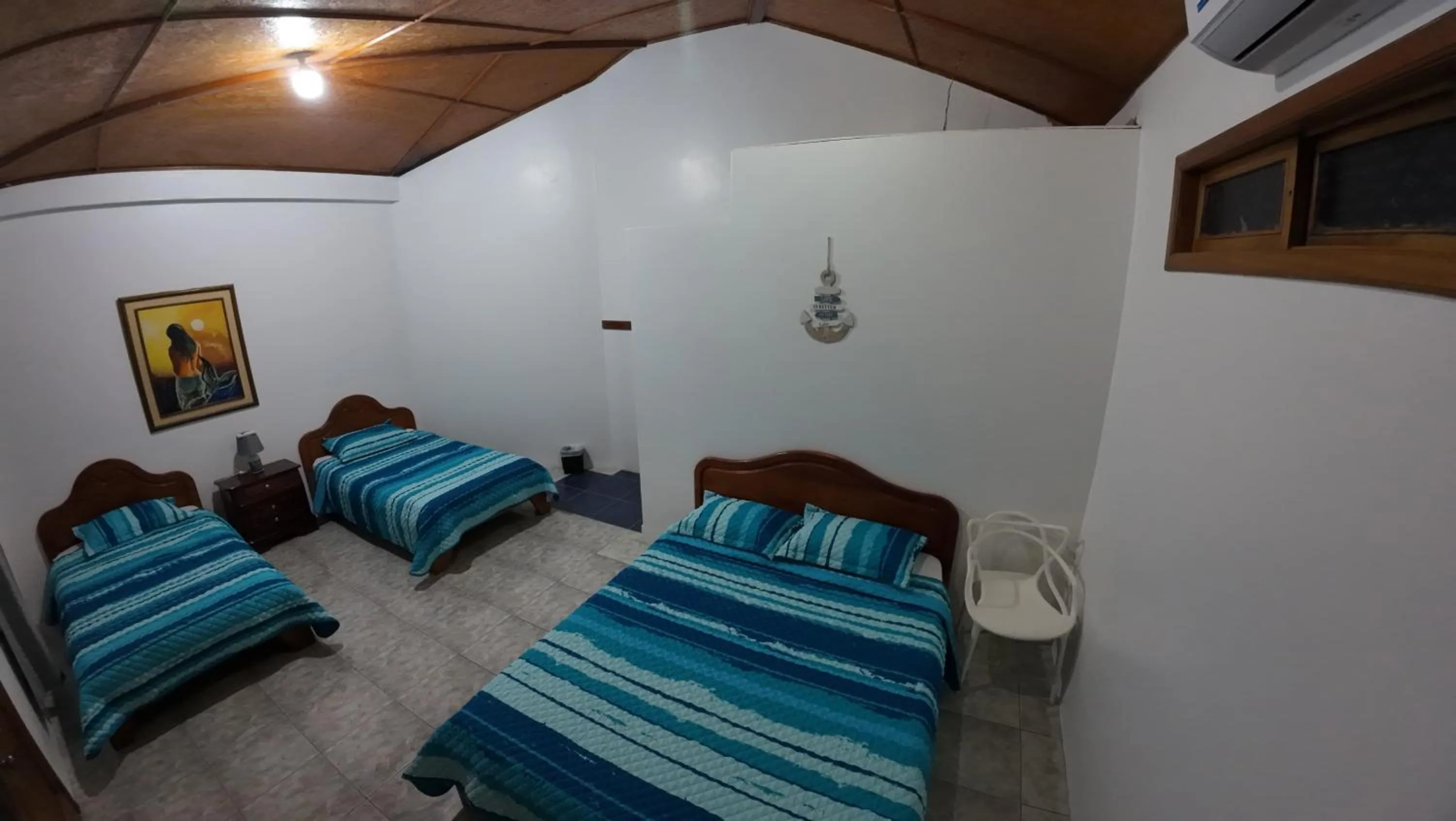 Bed in Hostal Neptuno - Poseidon