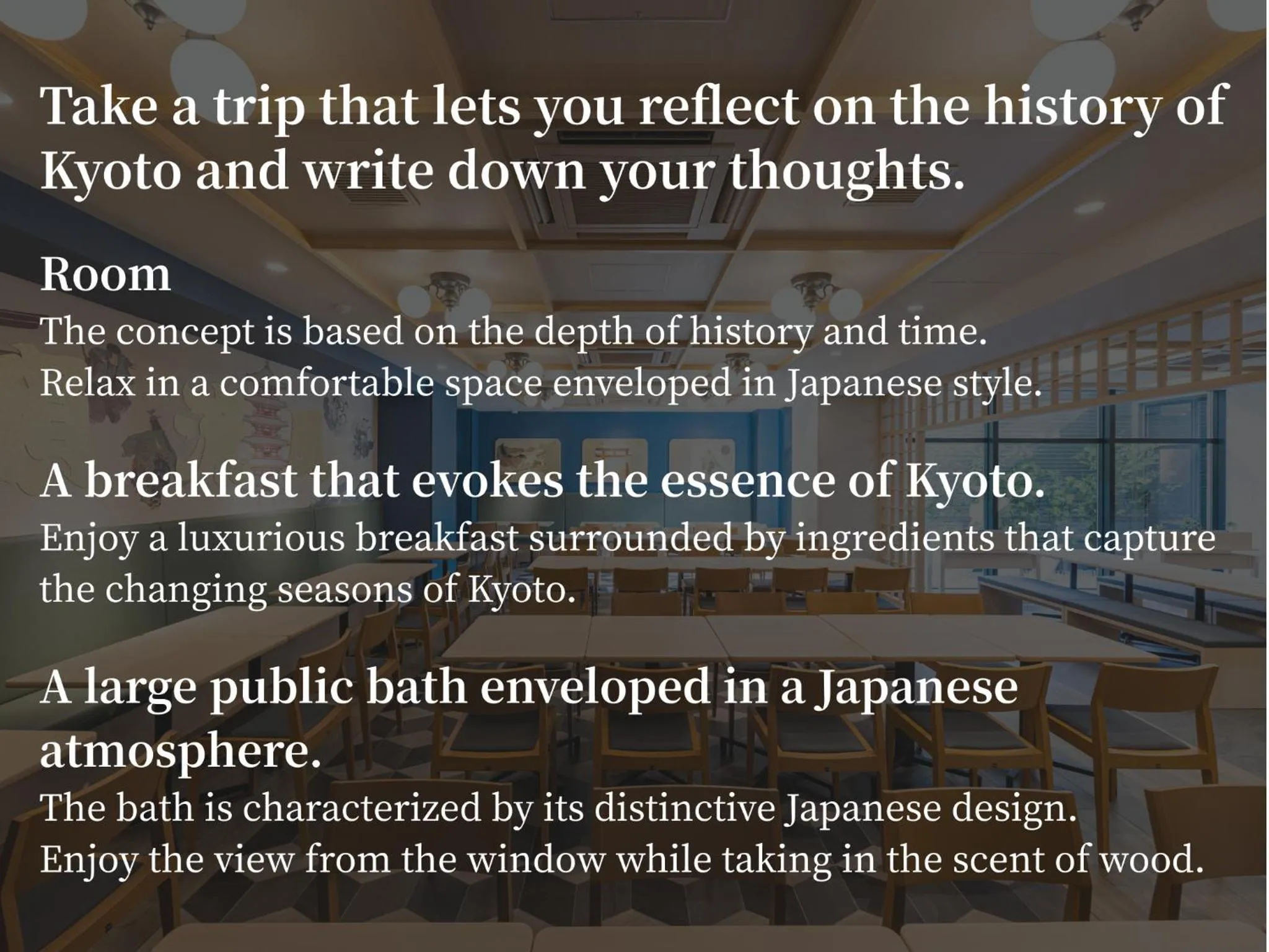 Area and facilities in La'gent Hotel Kyoto Nijo