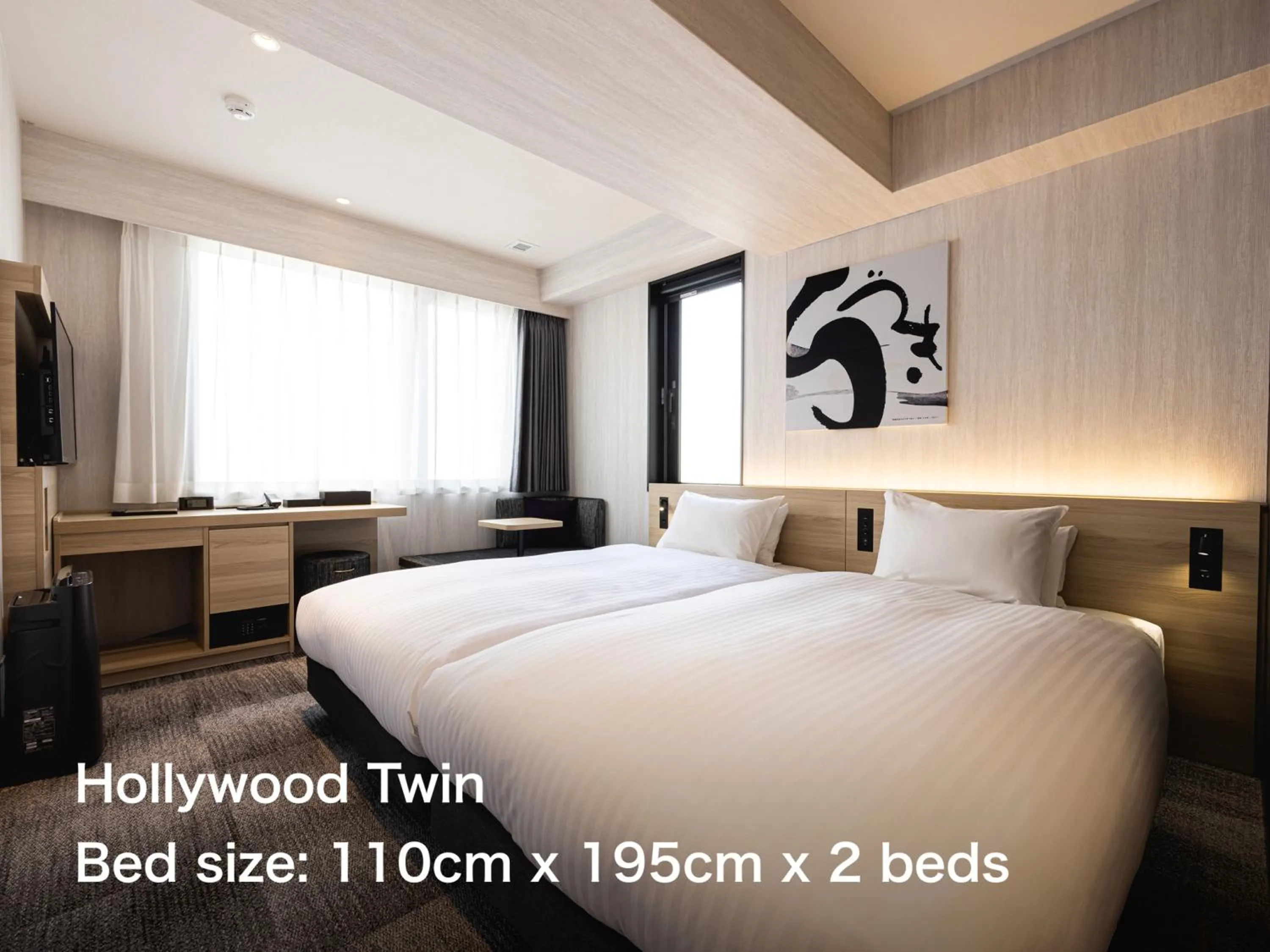 Photo of the whole room, Bed in La'gent Hotel Kyoto Nijo