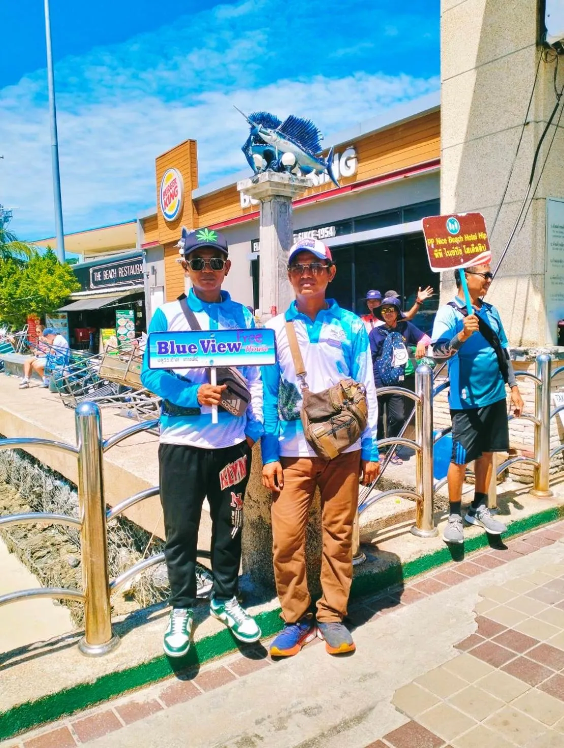 Staff in Blue View House Phi Phi