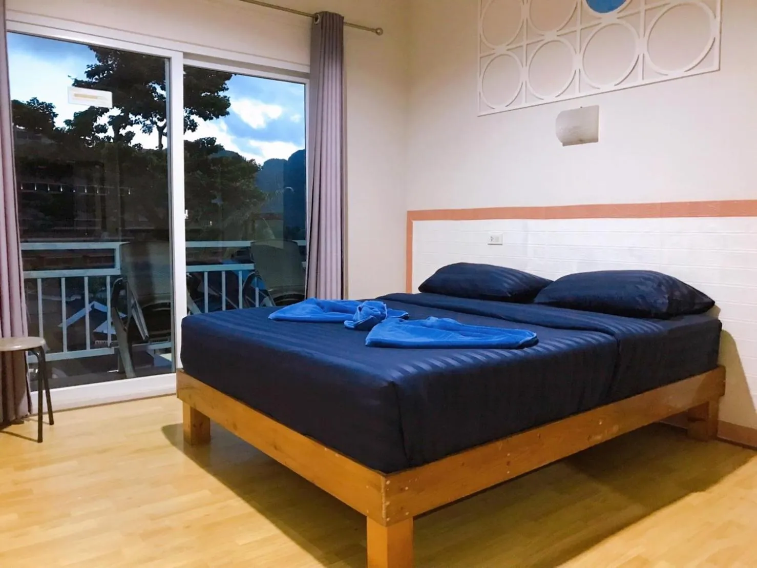 Bedroom, Bed in Blue View House Phi Phi