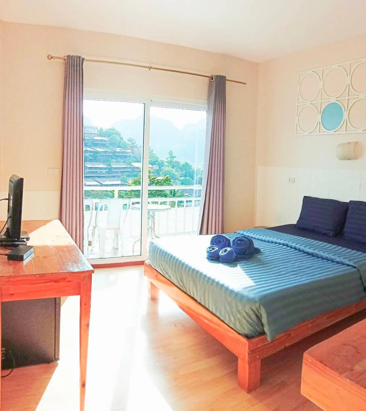 Bedroom, Bed in Blue View House Phi Phi