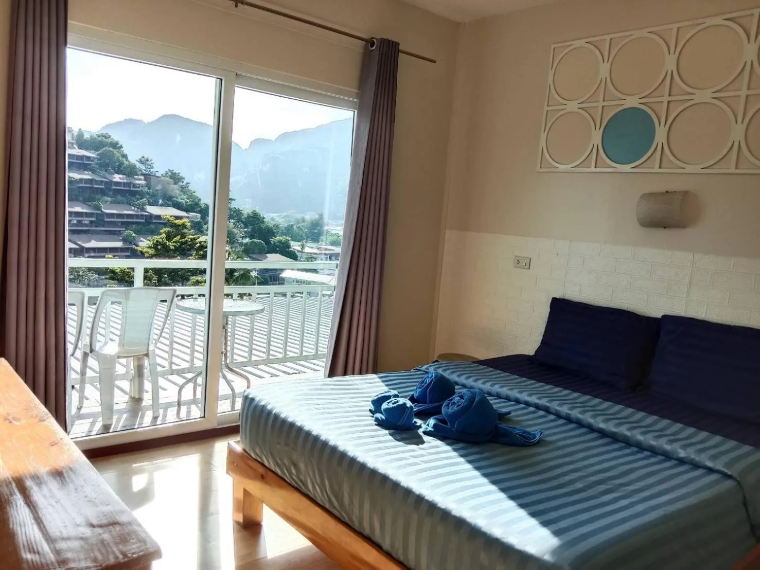 Bedroom, Bed in Blue View House Phi Phi