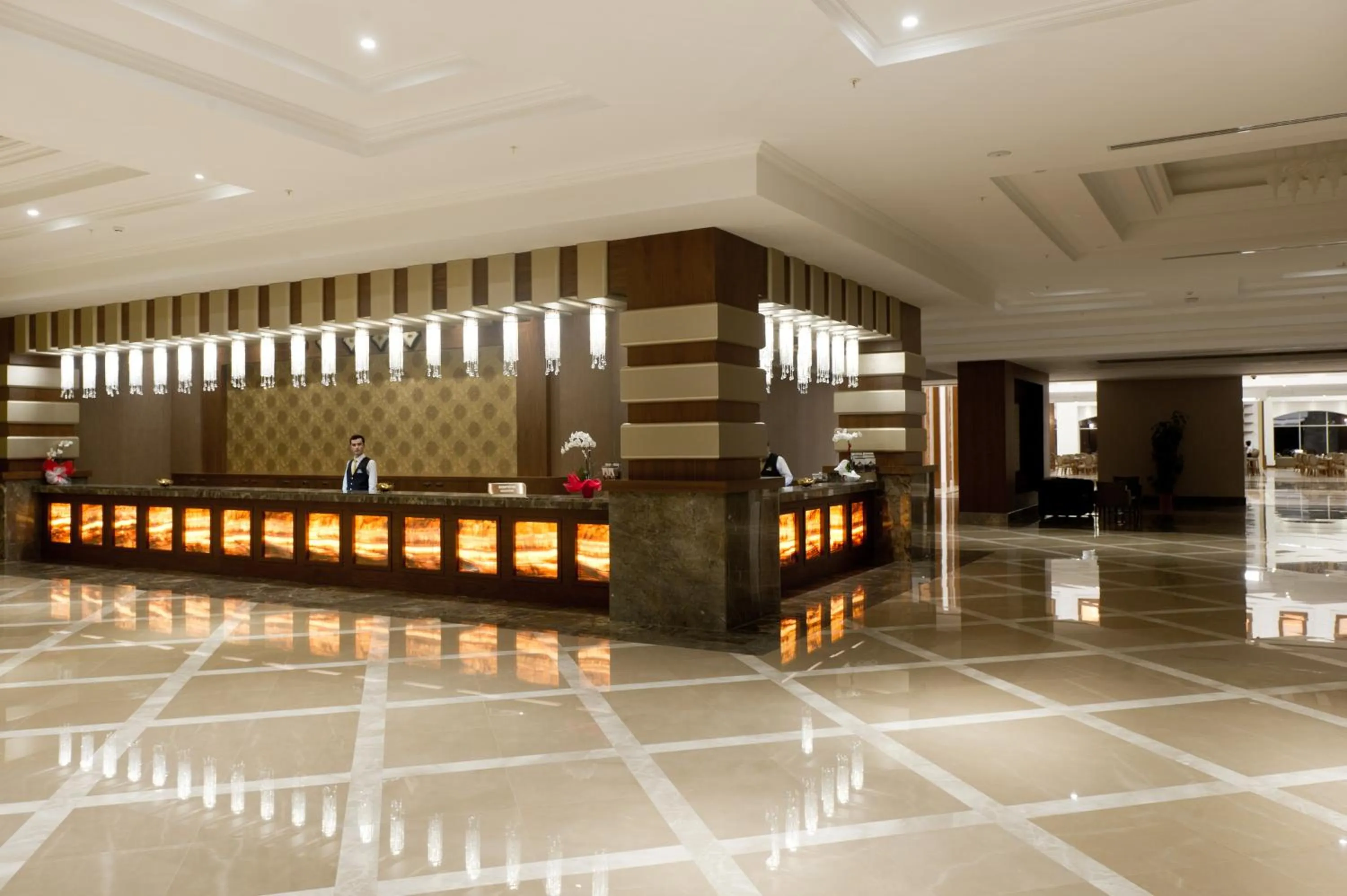Lobby or reception in ALUSSO THERMAL HOTEL SPA