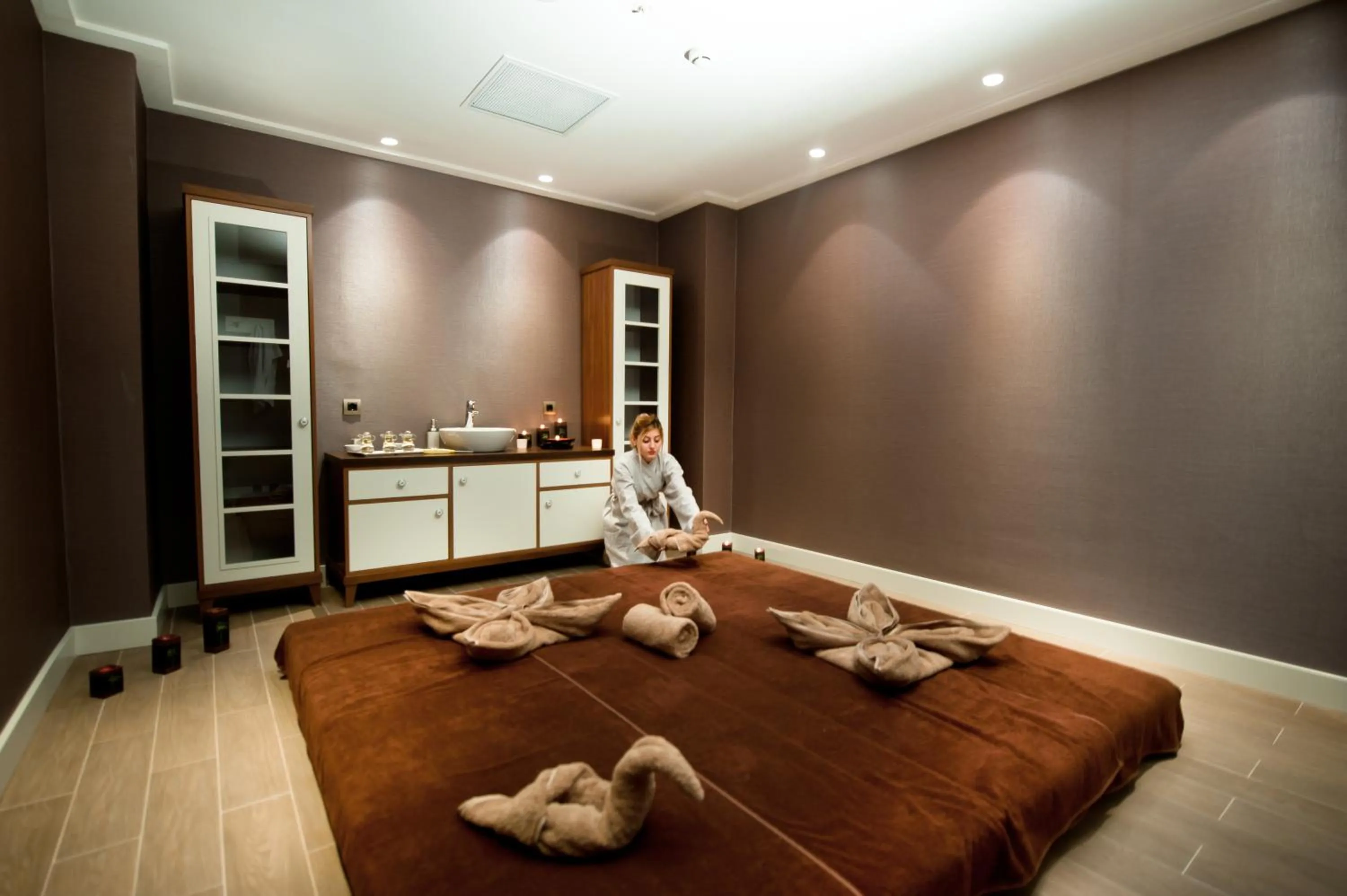 Spa and wellness centre/facilities in ALUSSO THERMAL HOTEL SPA