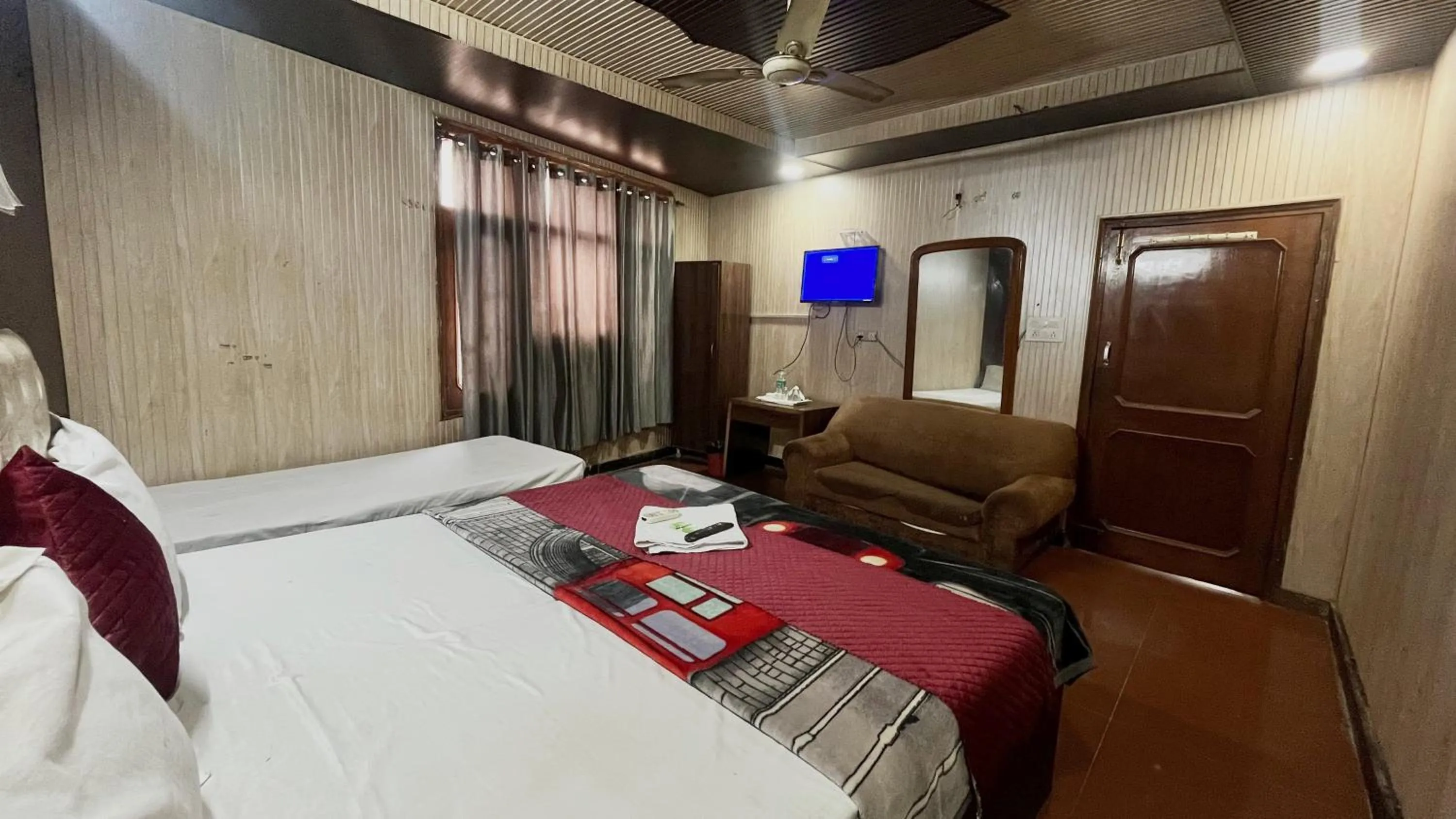 Photo of the whole room, Bed in Hotel Royal Plaza, 4 min from Chandigarh Railway Station