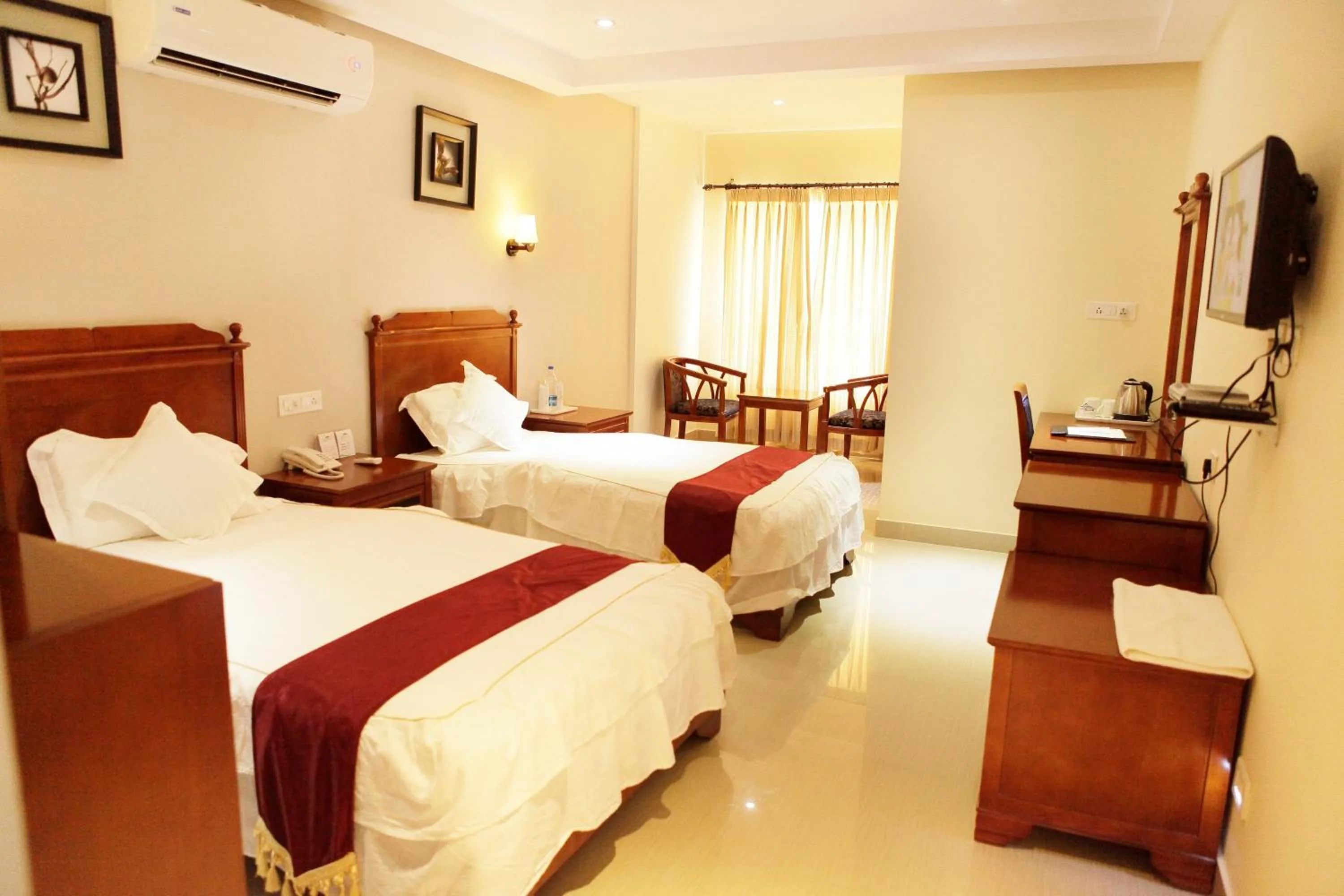 Bedroom, Bed in Athirappilly Residency Chalakudy