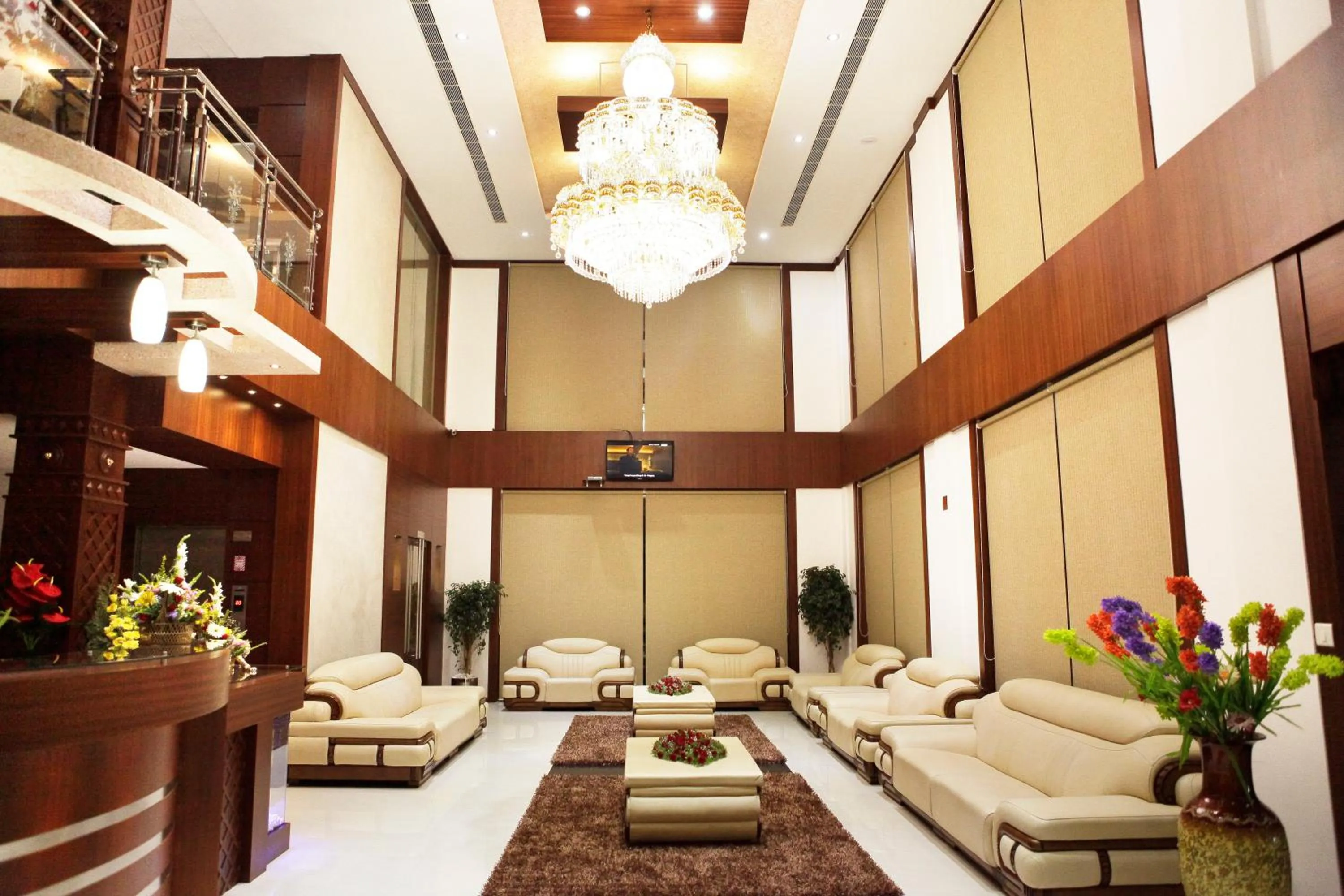 Seating area in Athirappilly Residency Chalakudy