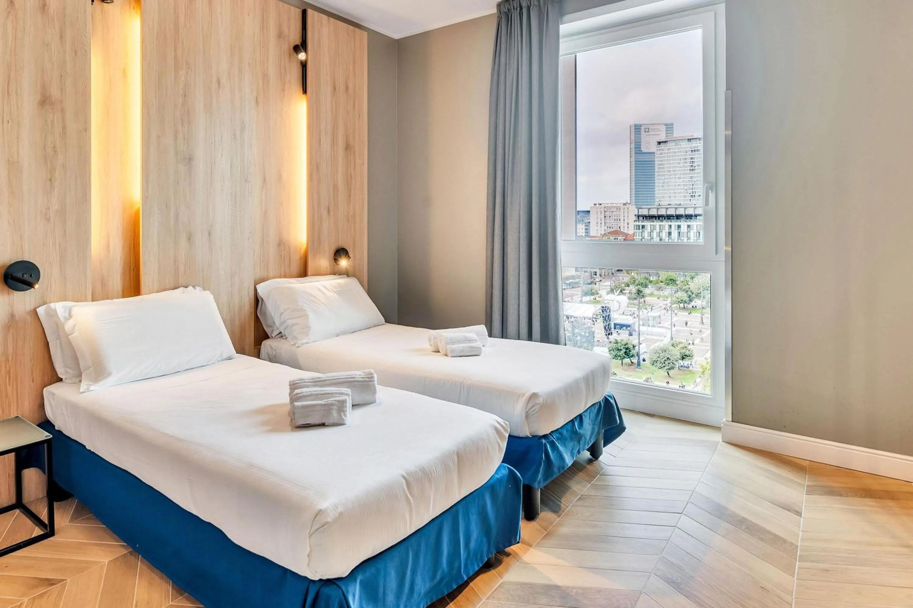 Photo of the whole room, Bed in B&B Hotel Milano Aosta