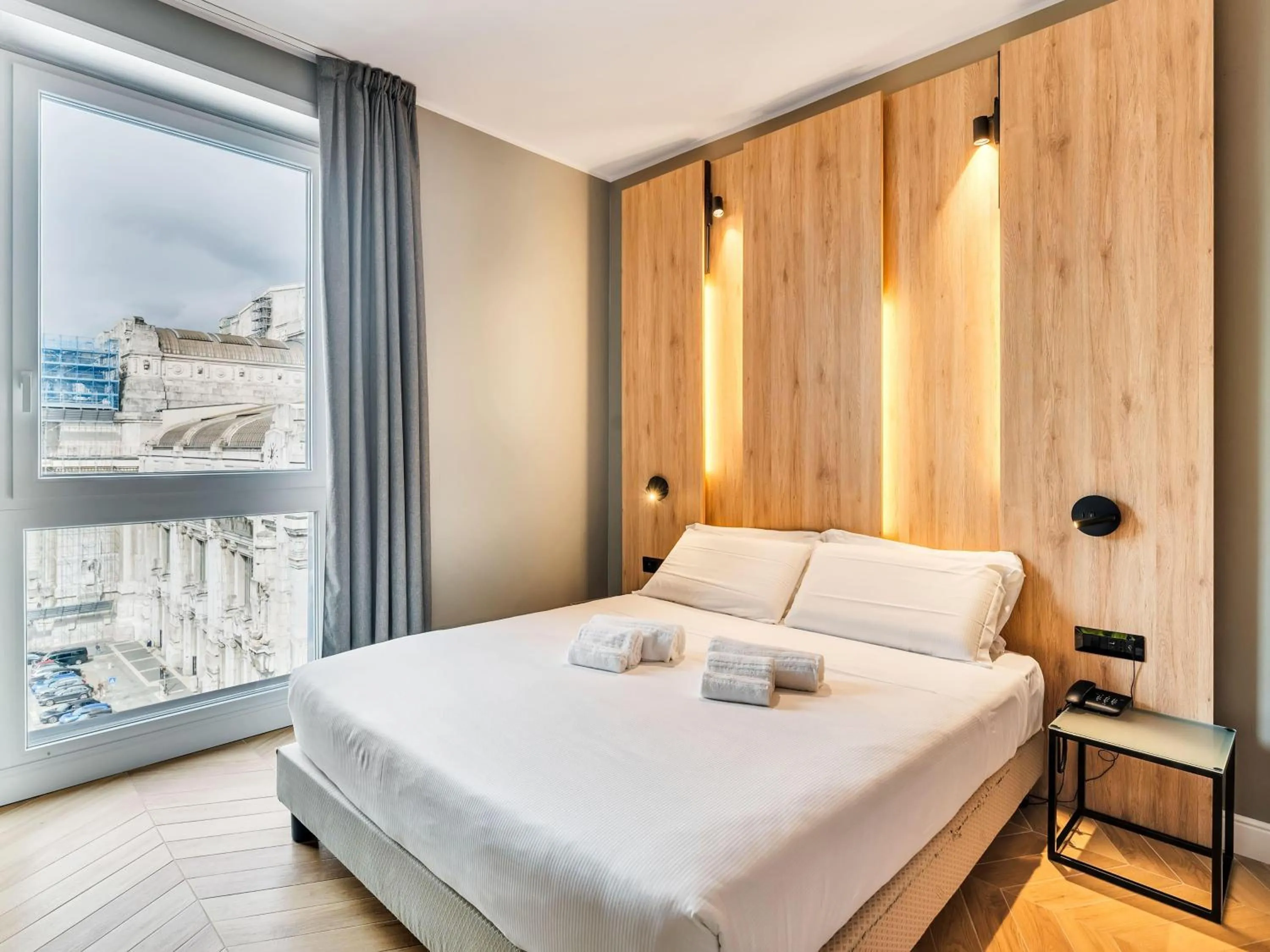 Photo of the whole room, Bed in B&B Hotel Milano Aosta