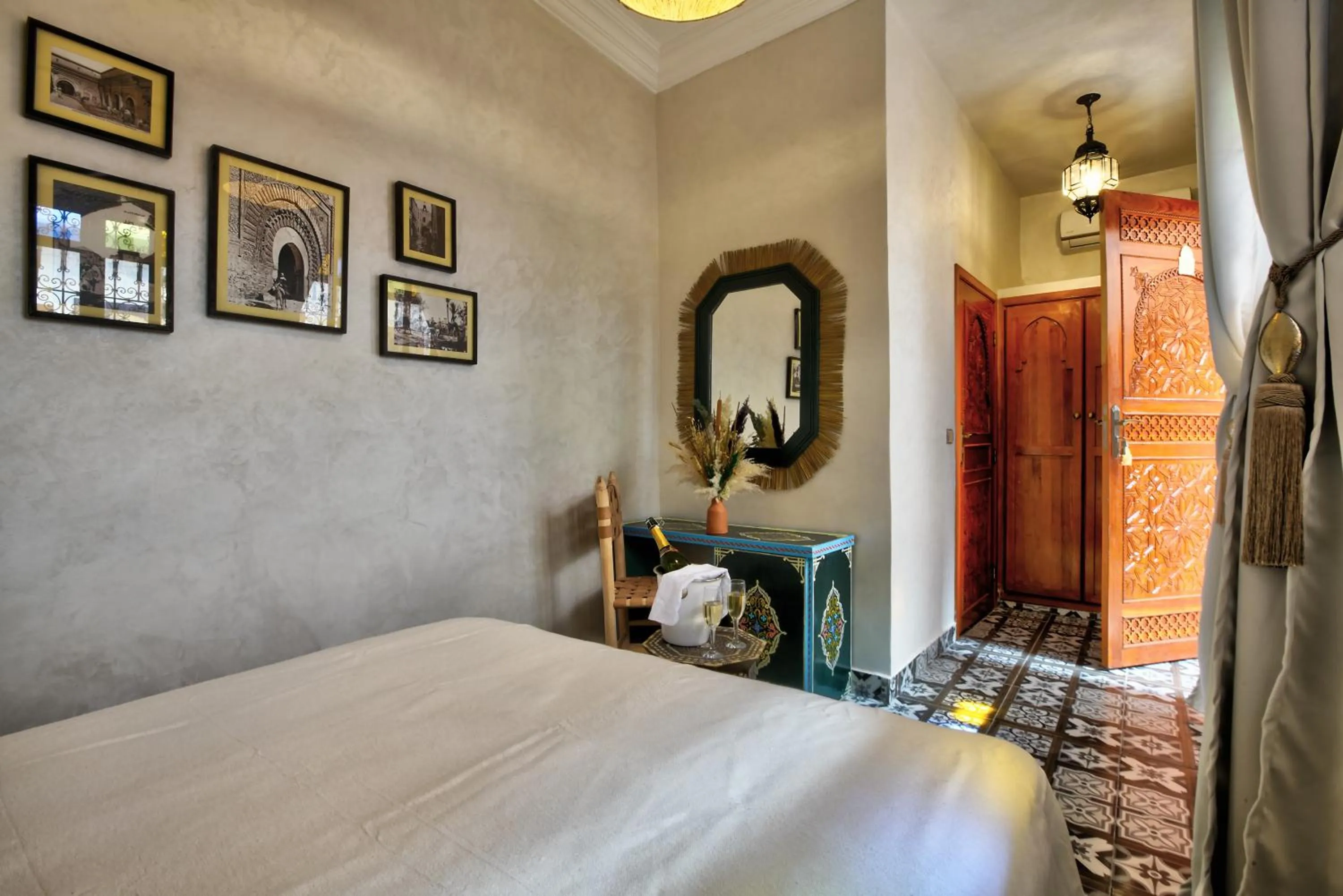 Bed in Riad Arabkech