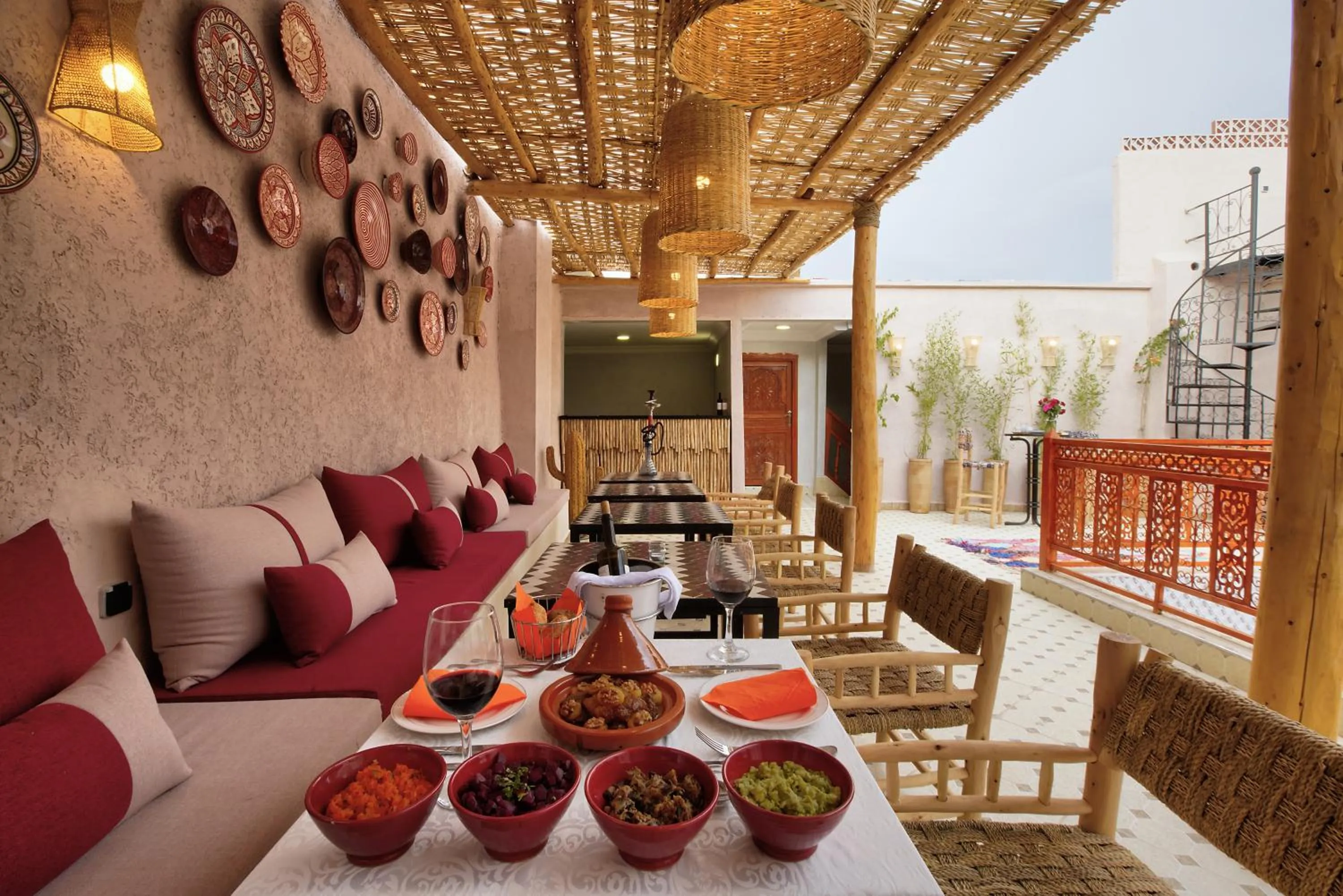 Living room in Riad Arabkech
