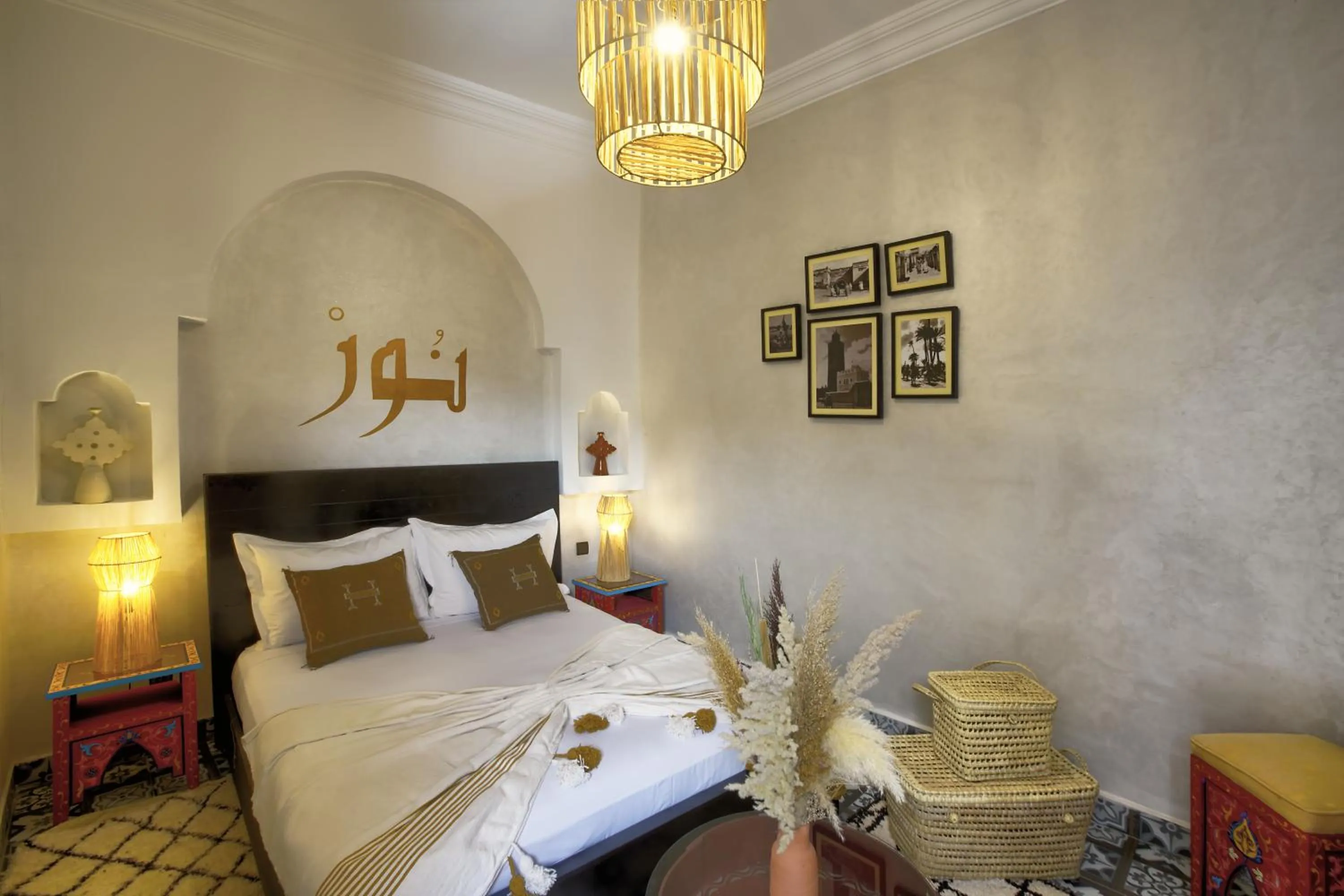 Bed in Riad Arabkech