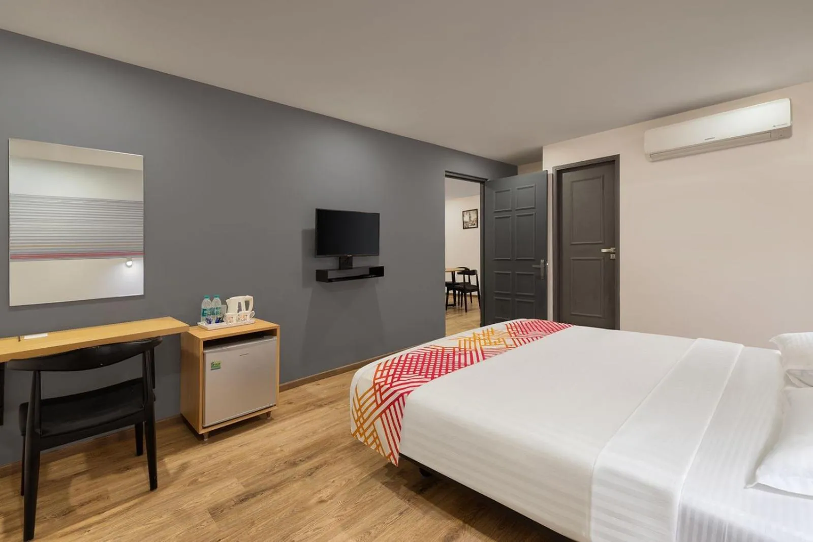 Bedroom, Bed in Ginger Ahmedabad RTO Circle