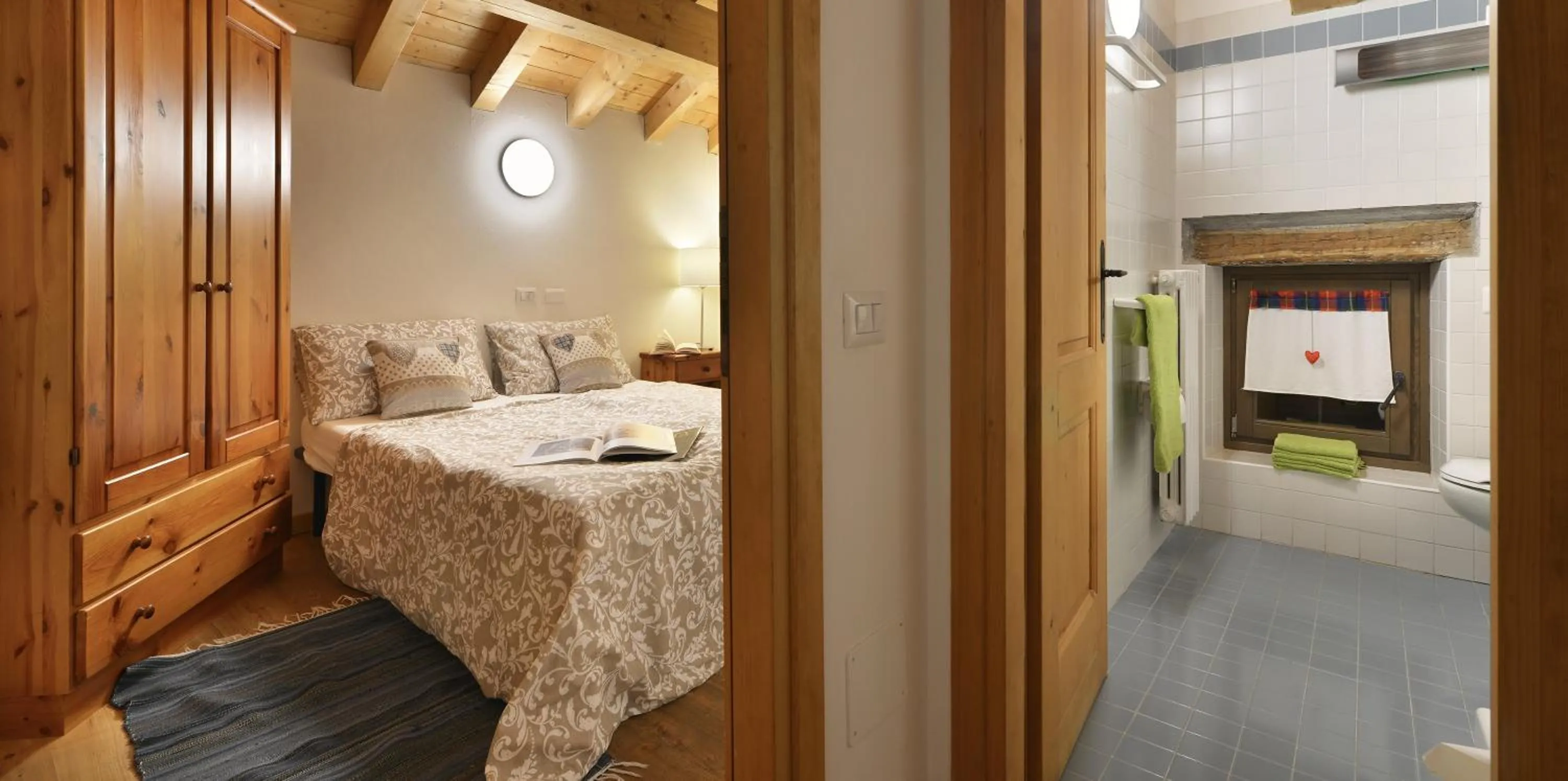 Bed in Albergo Casa Alpina San Luigi